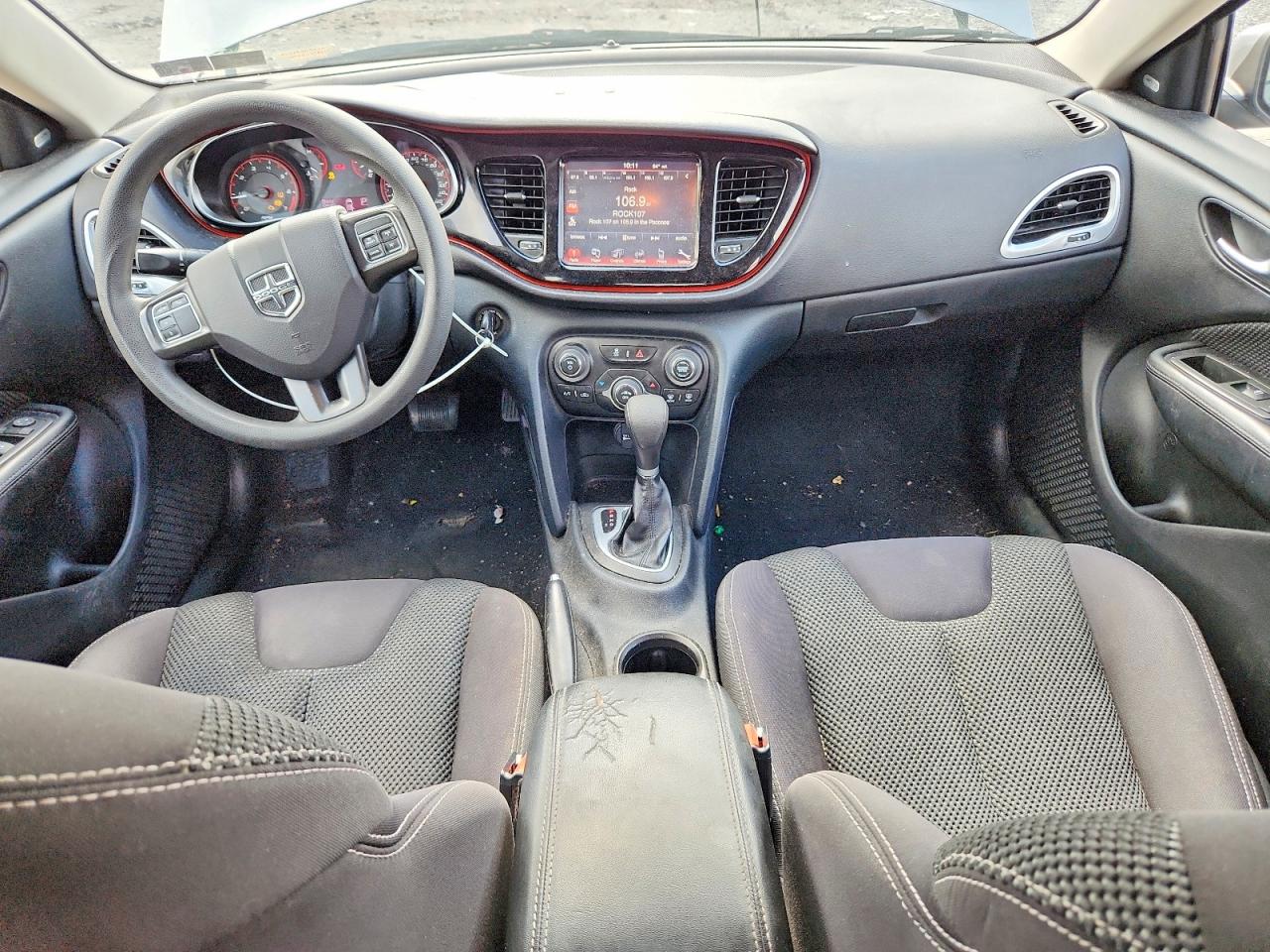 2015 Dodge Dart Sxt Silver vin: 1C3CDFBB1FD150496
