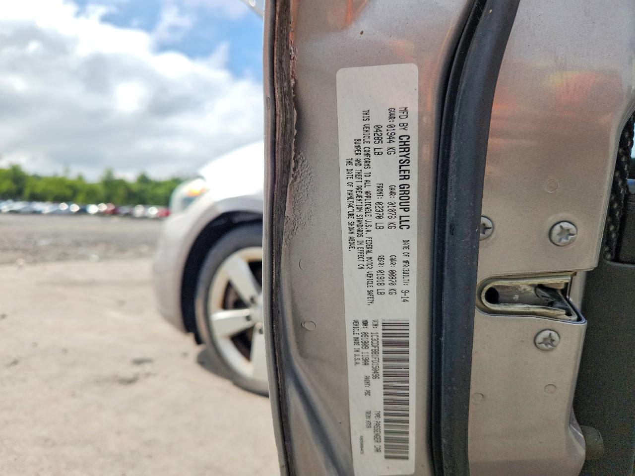 2015 Dodge Dart Sxt Silver vin: 1C3CDFBB1FD150496