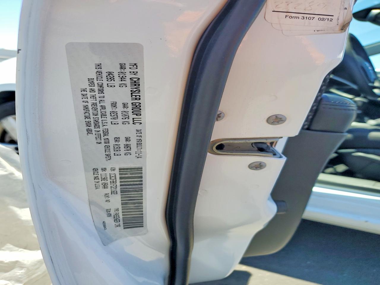 2015 Dodge Dart Sxt Белый vin: 1C3CDFBB1FD211622