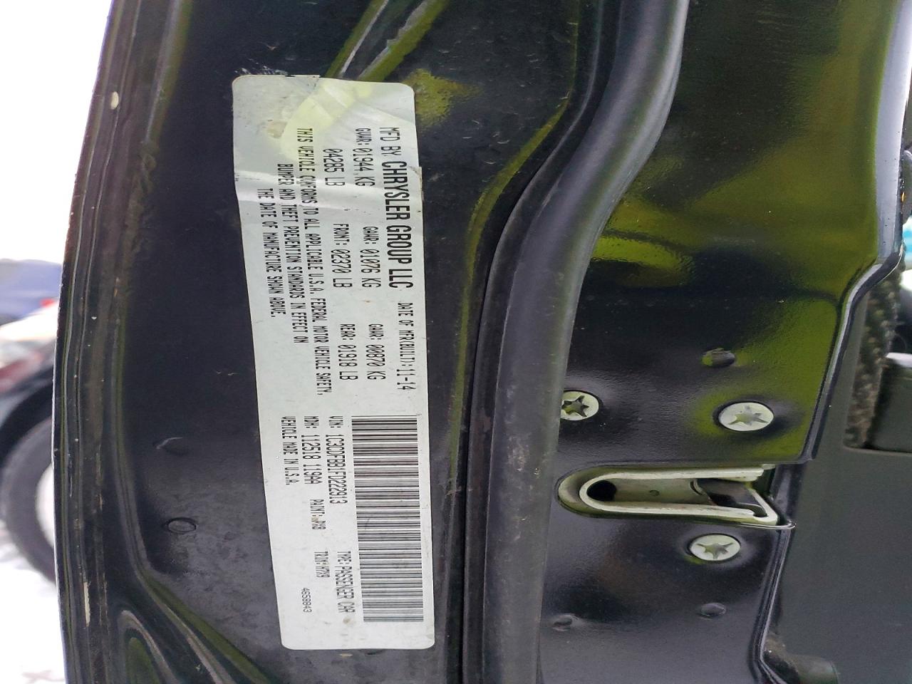 2015 Dodge Dart Sxt Black vin: 1C3CDFBB1FD222913