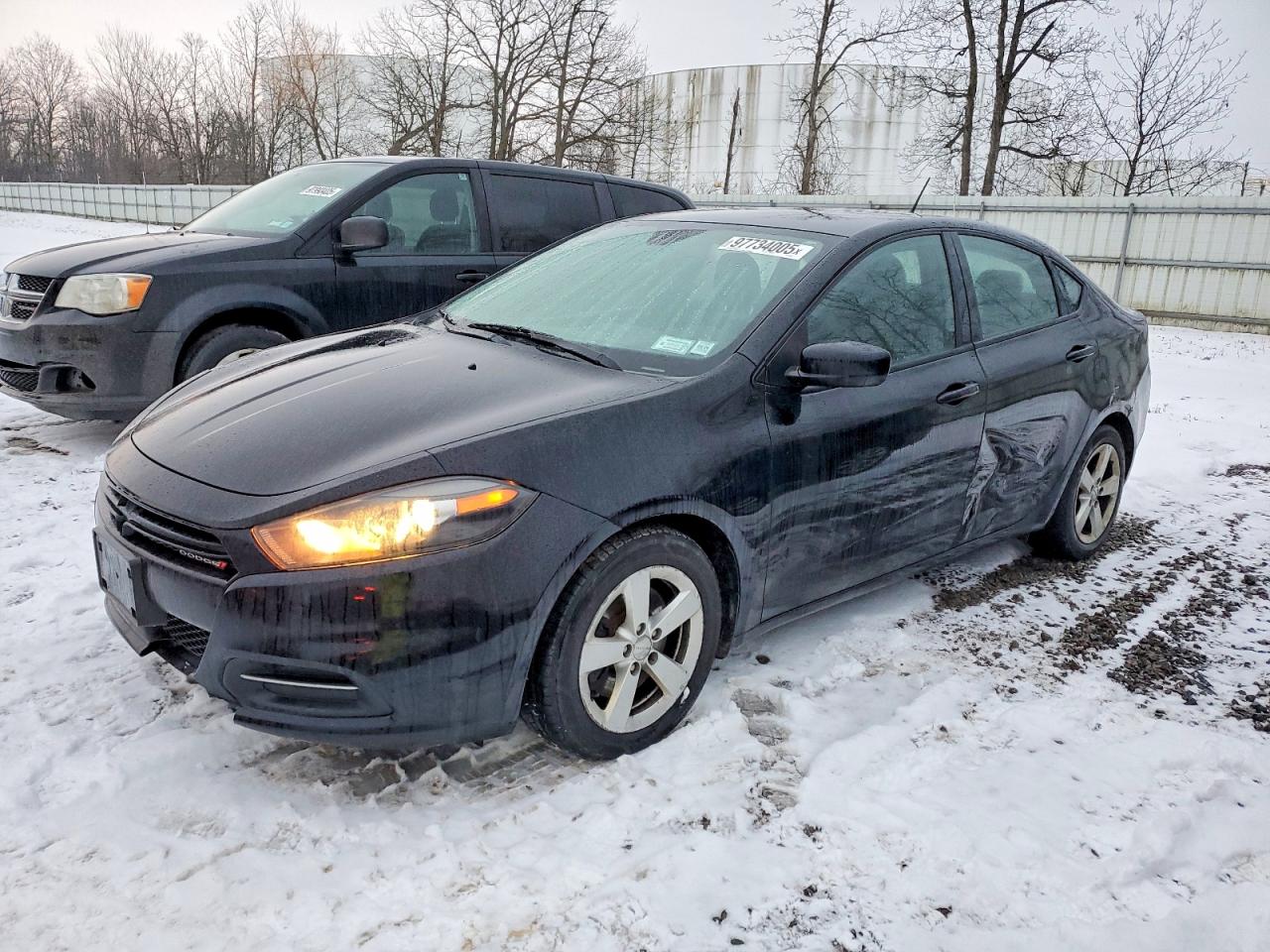 2015 Dodge Dart Sxt Black vin: 1C3CDFBB1FD222913