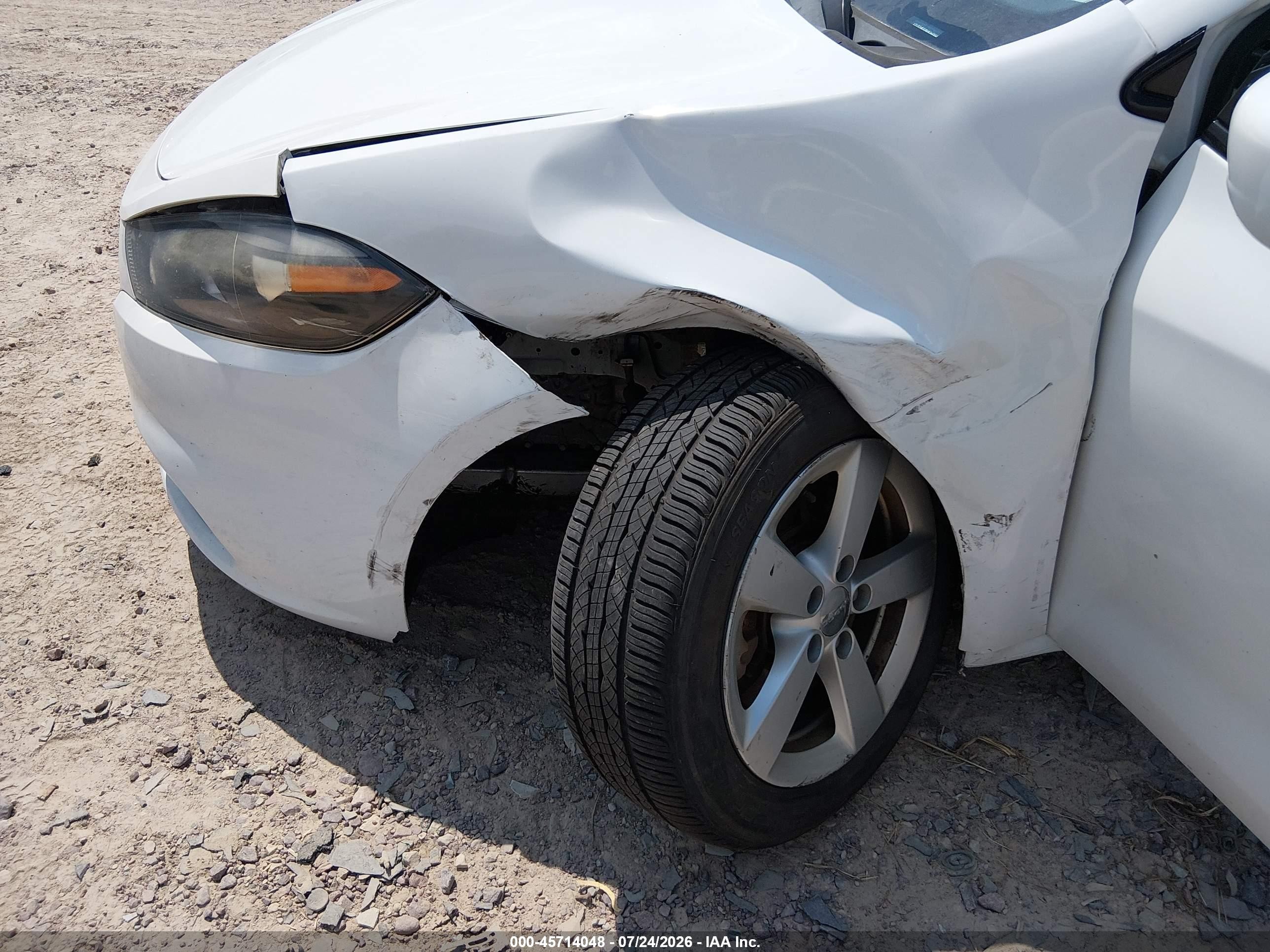 2015 Dodge Dart Sxt White vin: 1C3CDFBB1FD420830