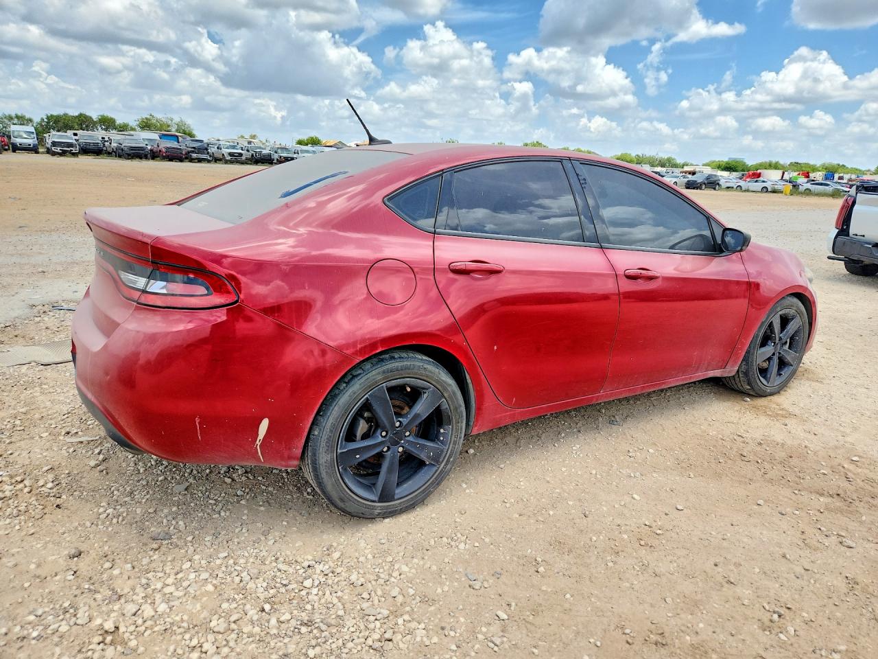 2015 Dodge Dart Sxt Red vin: 1C3CDFBB1FD435179