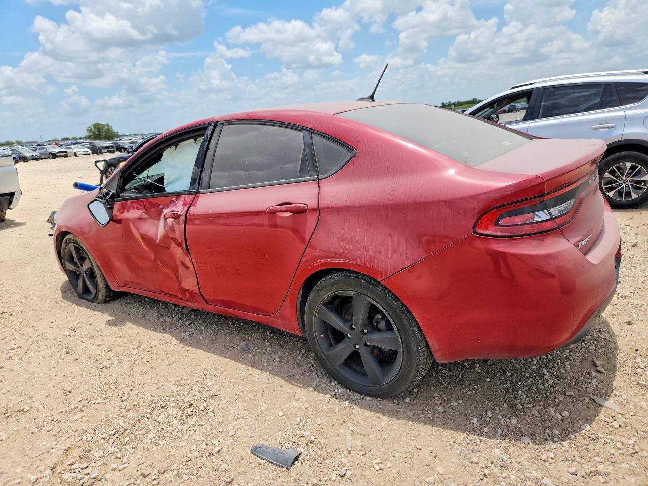2015 Dodge Dart Sxt Red vin: 1C3CDFBB1FD435179