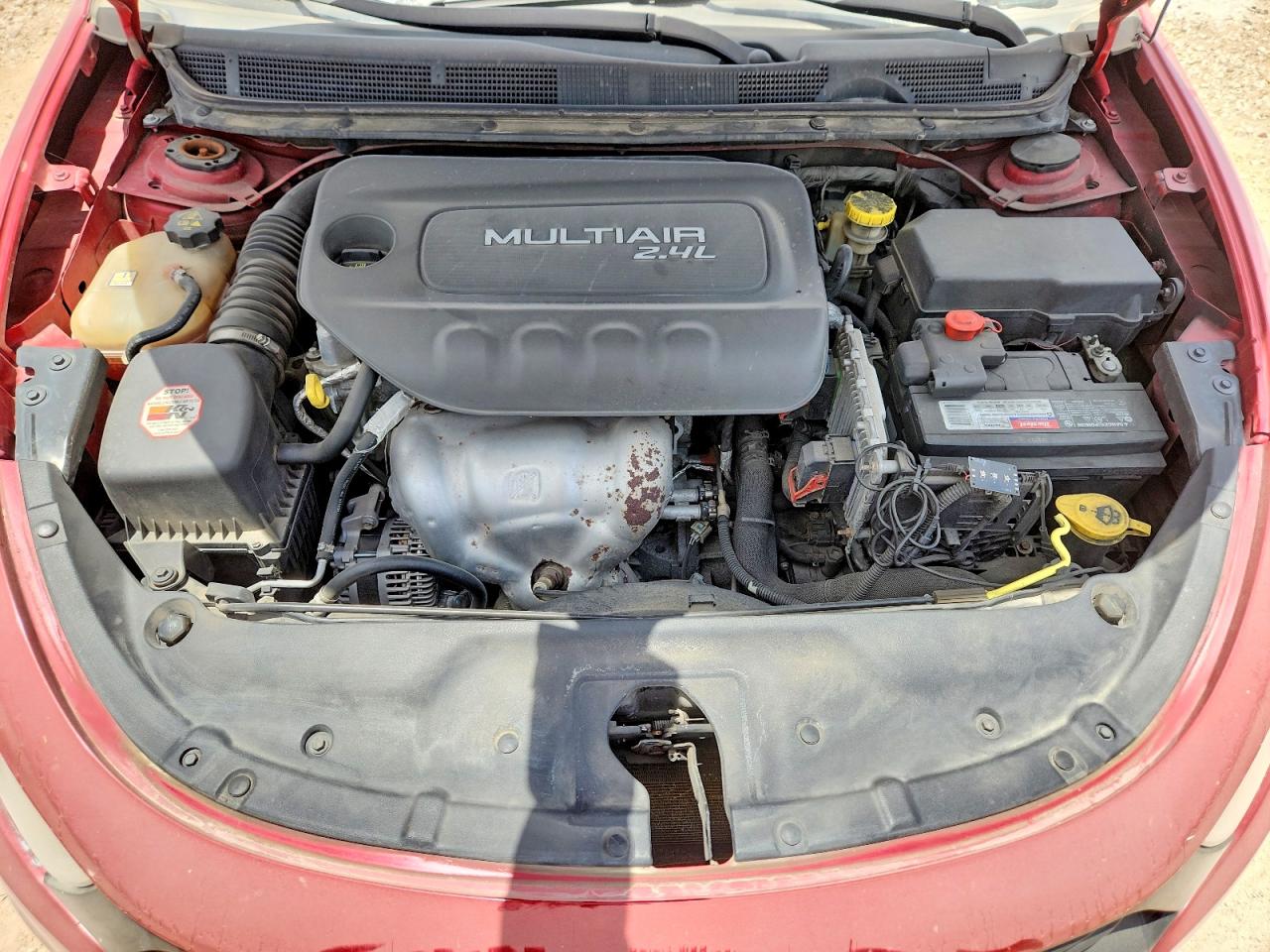 2015 Dodge Dart Sxt Red vin: 1C3CDFBB1FD435179