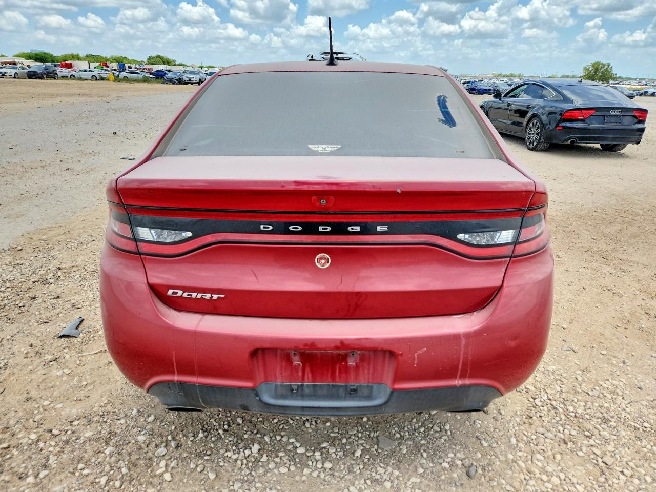 2015 Dodge Dart Sxt Red vin: 1C3CDFBB1FD435179