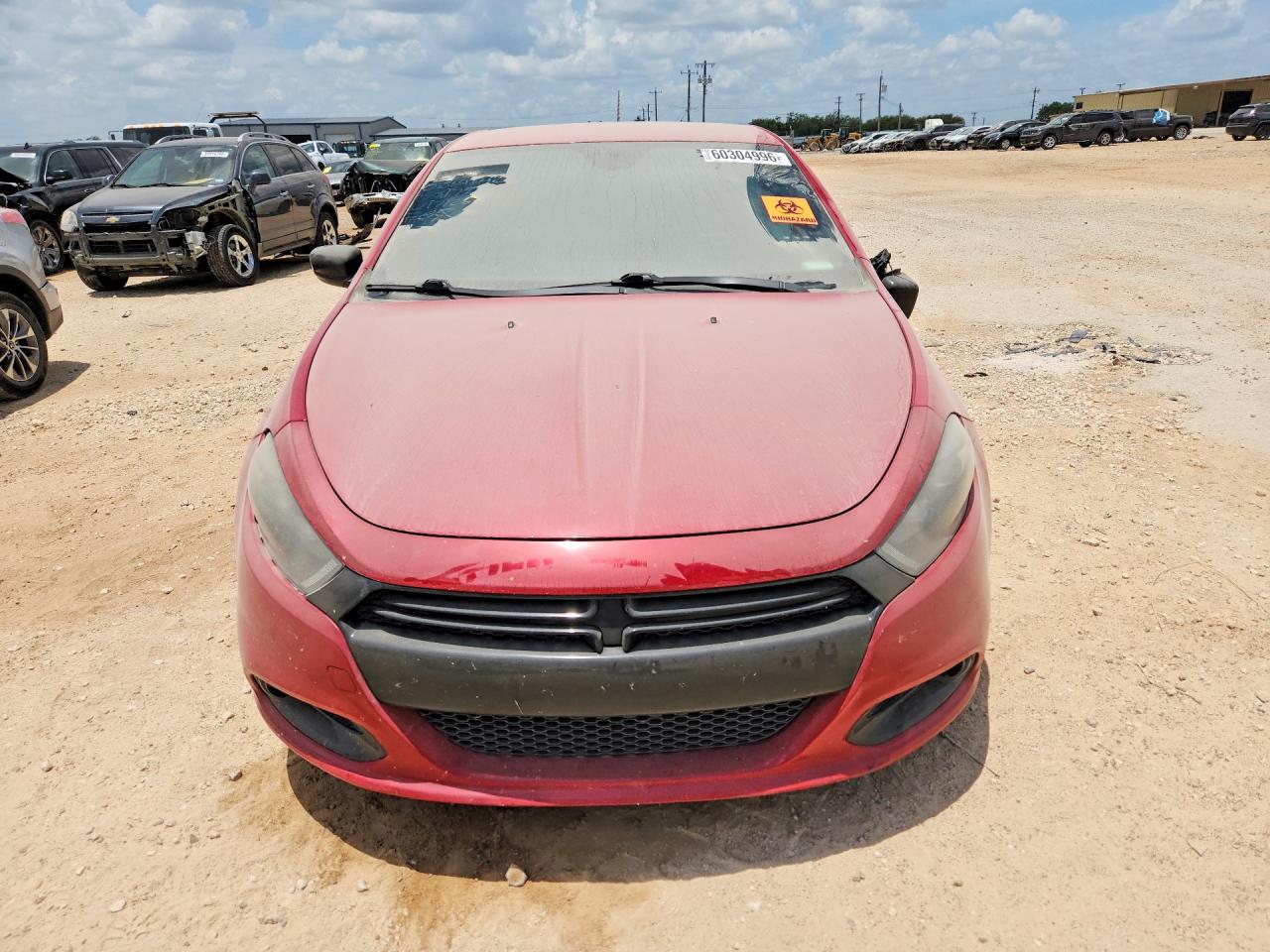 2015 Dodge Dart Sxt Red vin: 1C3CDFBB1FD435179