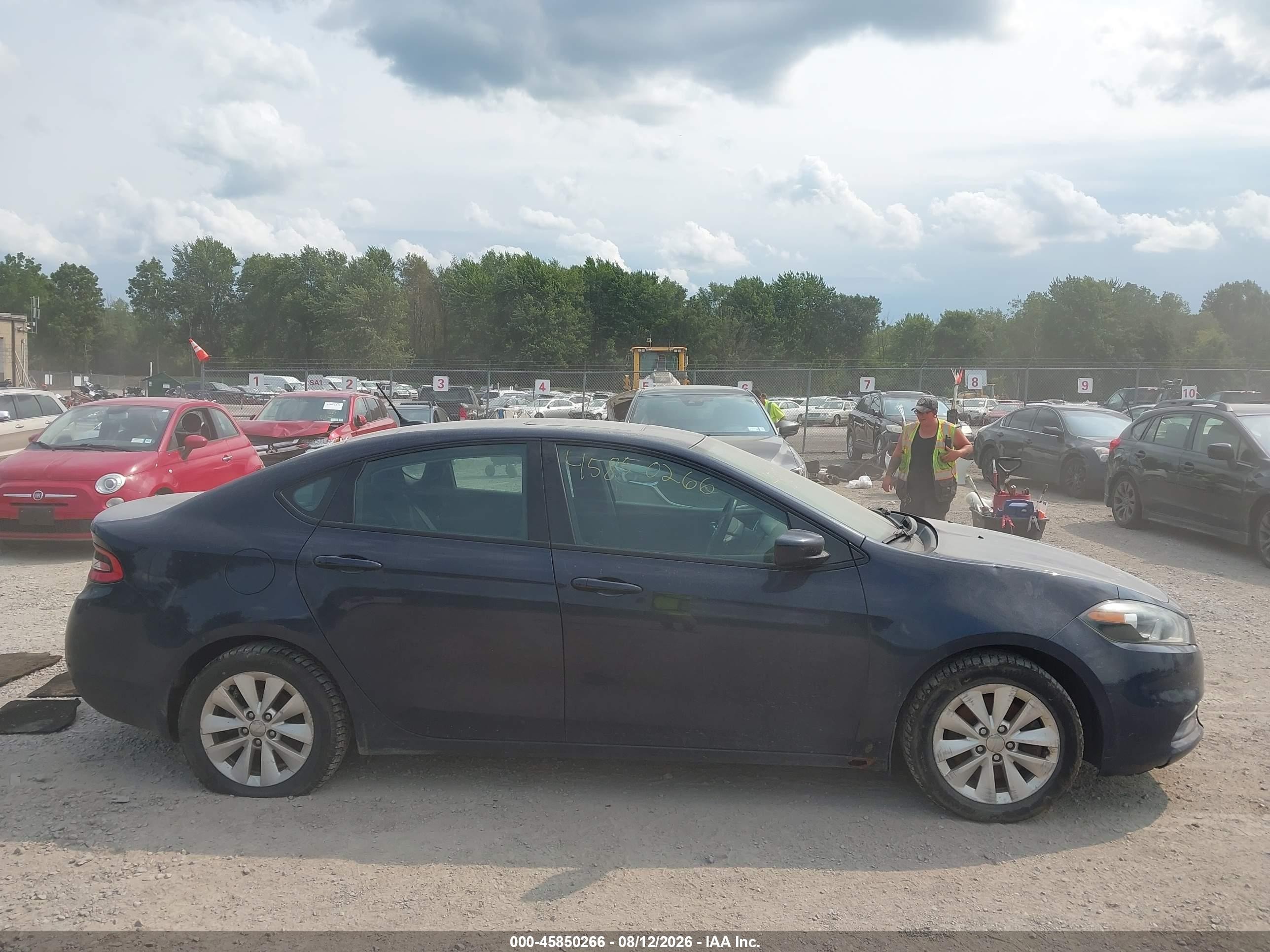 2014 Dodge Dart Sxt Blue vin: 1C3CDFBB2ED668809
