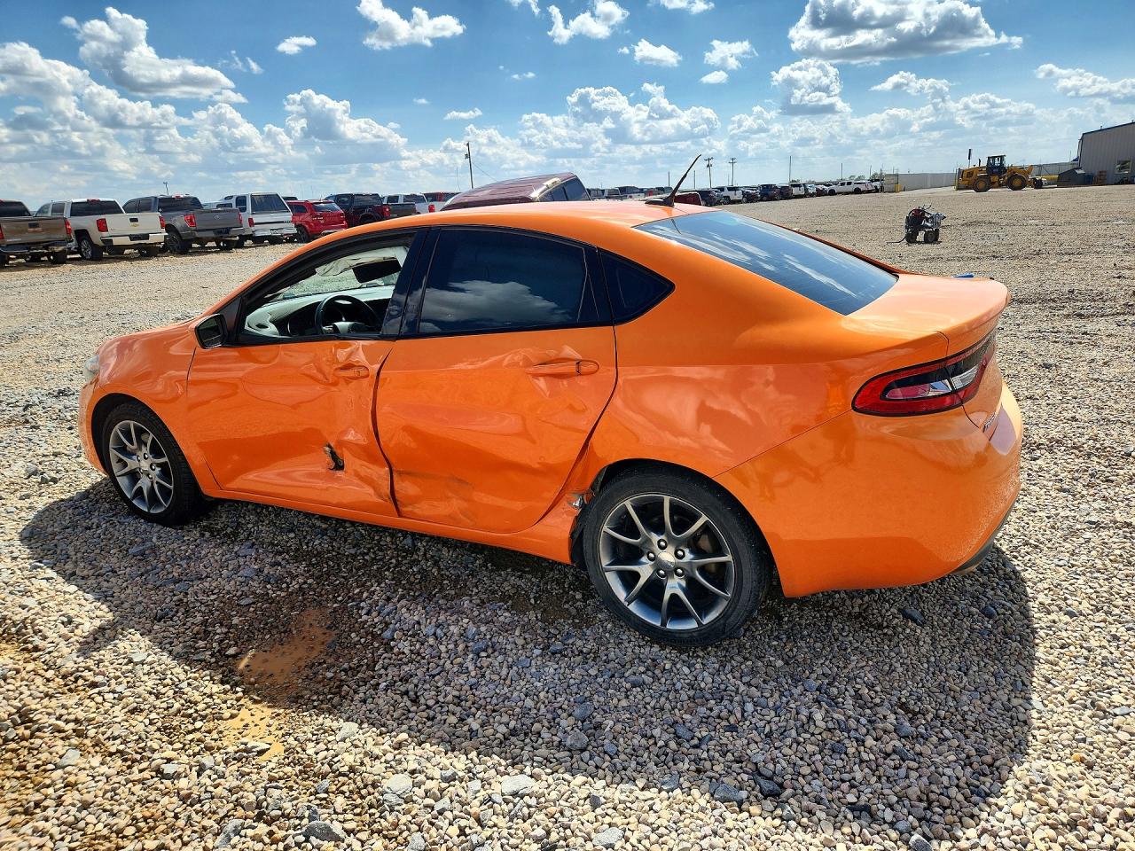 2014 Dodge Dart Sxt Orange vin: 1C3CDFBB2ED670270