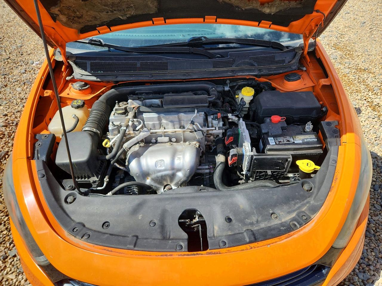 2014 Dodge Dart Sxt Orange vin: 1C3CDFBB2ED670270