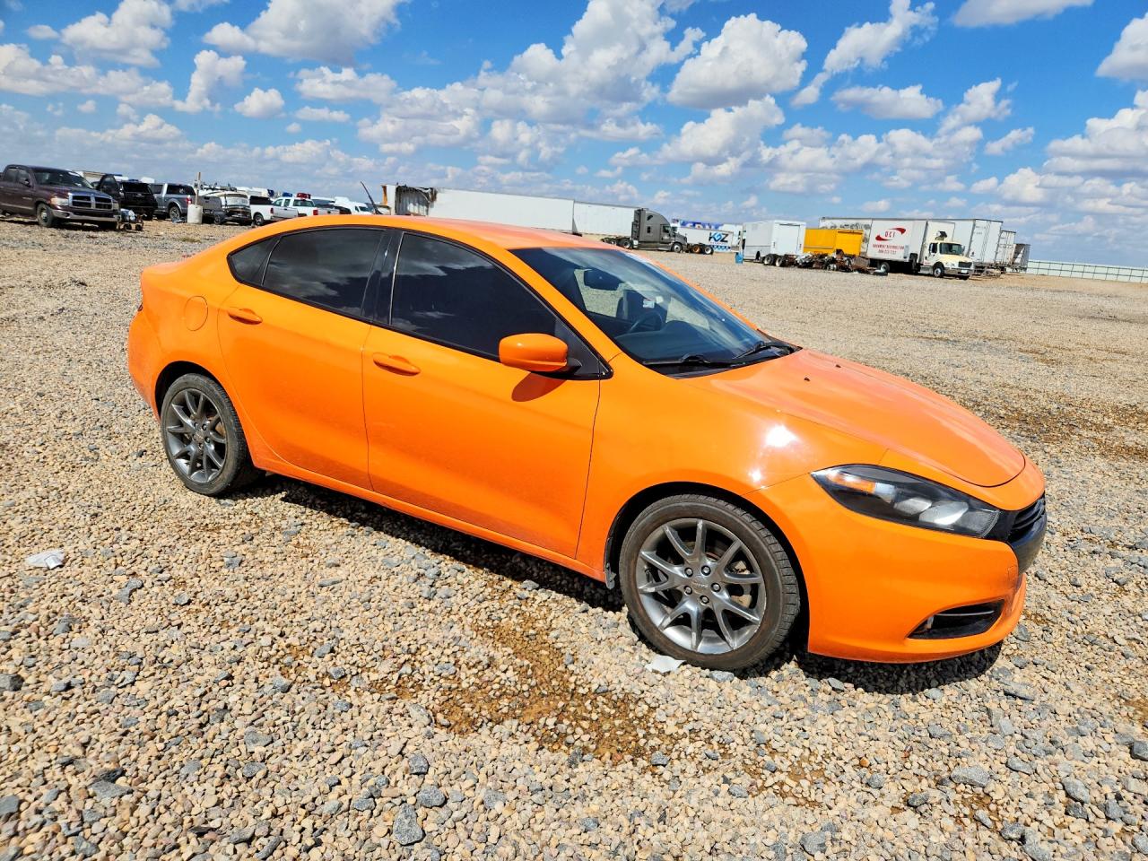 2014 Dodge Dart Sxt Orange vin: 1C3CDFBB2ED670270