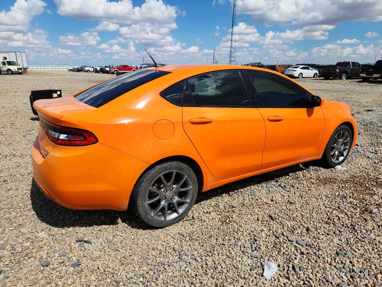 2014 Dodge Dart Sxt Orange vin: 1C3CDFBB2ED670270