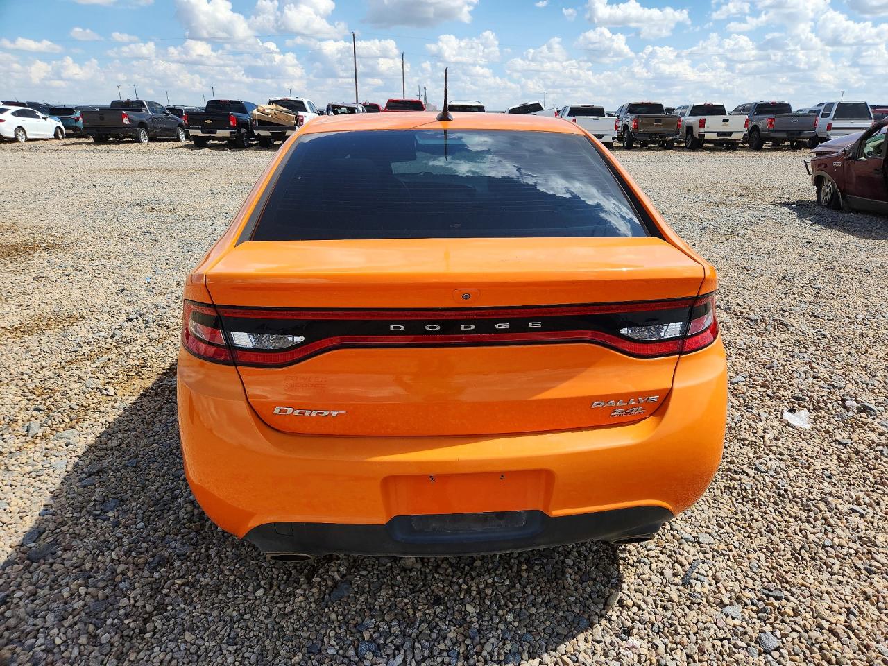 2014 Dodge Dart Sxt Orange vin: 1C3CDFBB2ED670270