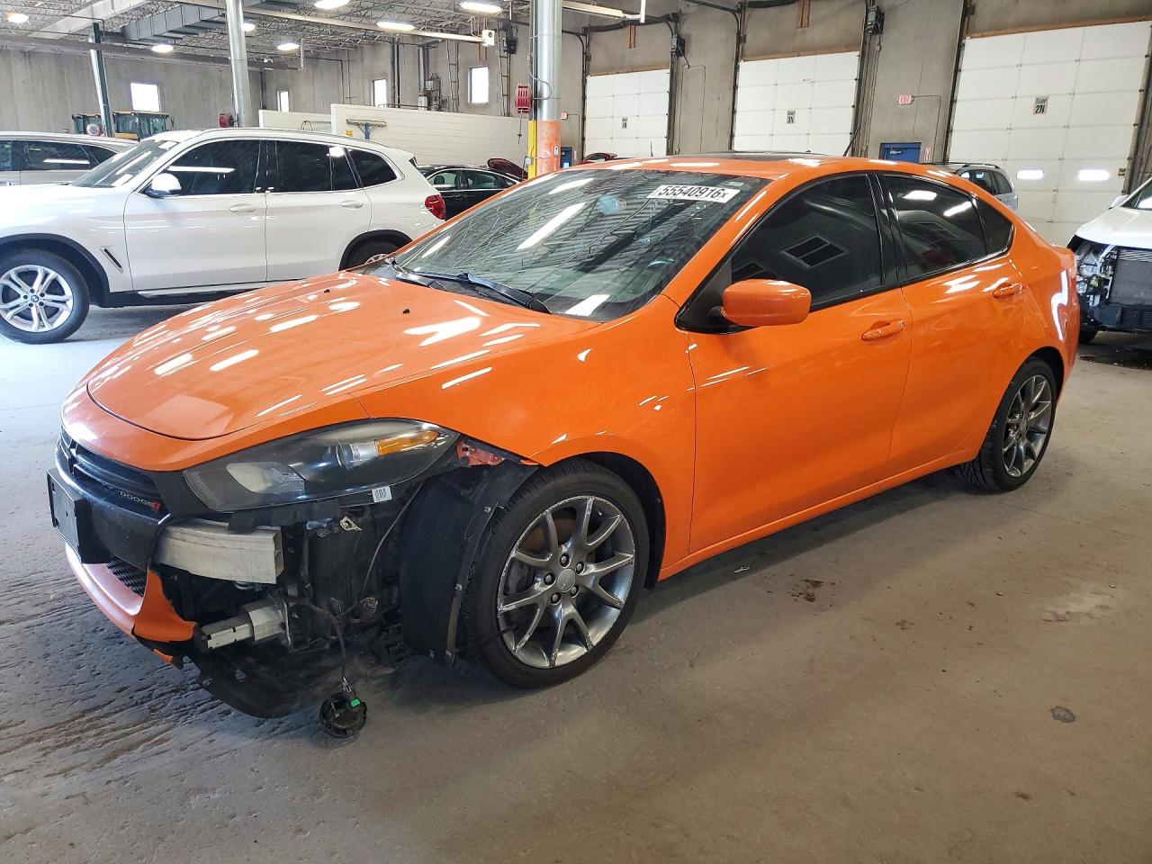 2014 Dodge Dart Sxt Orange vin: 1C3CDFBB2ED673637