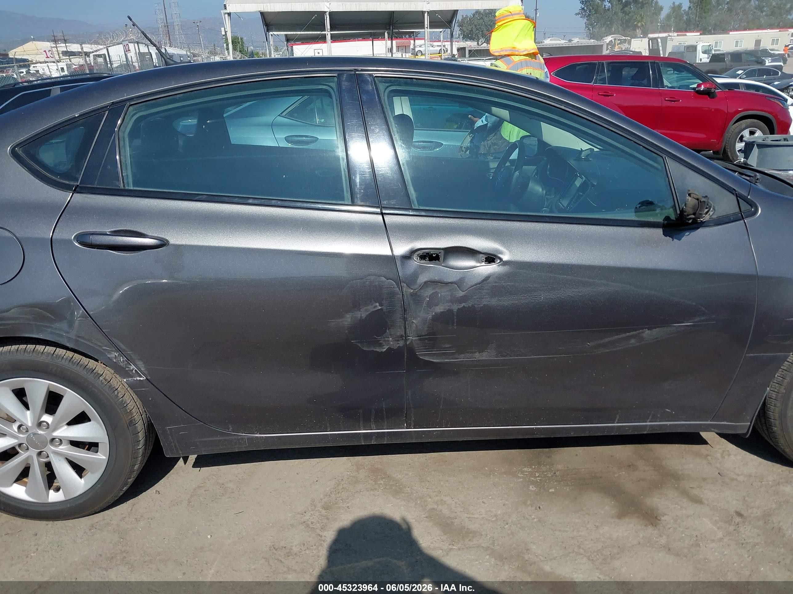 2014 Dodge Dart Sxt Gray vin: 1C3CDFBB2ED771308