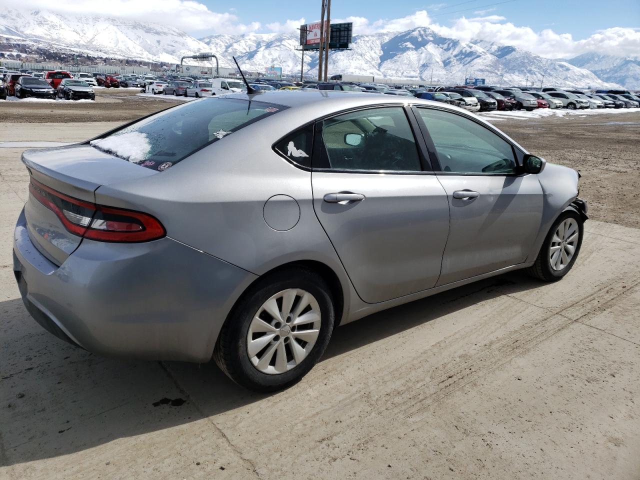 2014 Dodge Dart Sxt Silver vin: 1C3CDFBB2ED794474