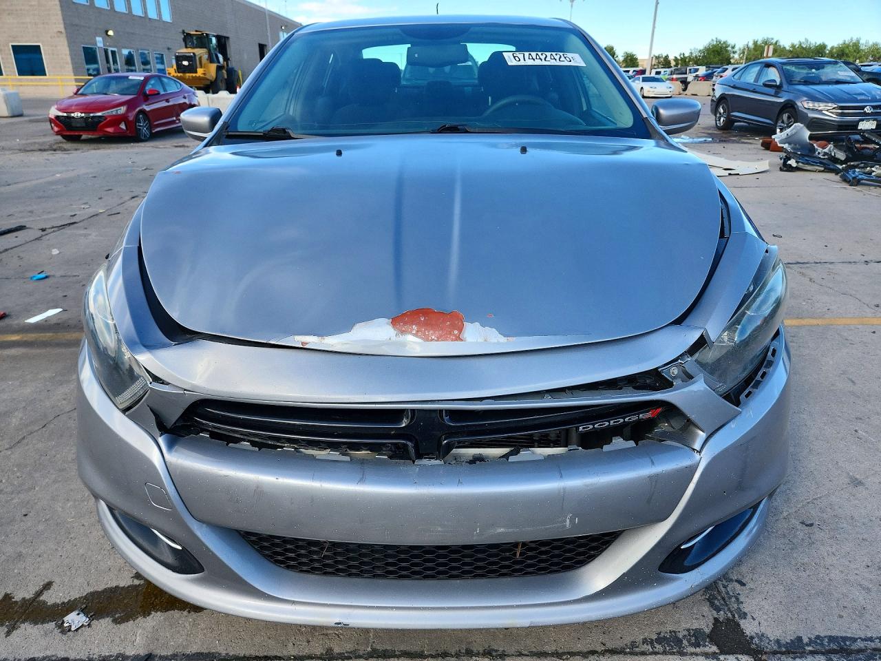 2014 Dodge Dart Sxt Серебряный vin: 1C3CDFBB2ED794474