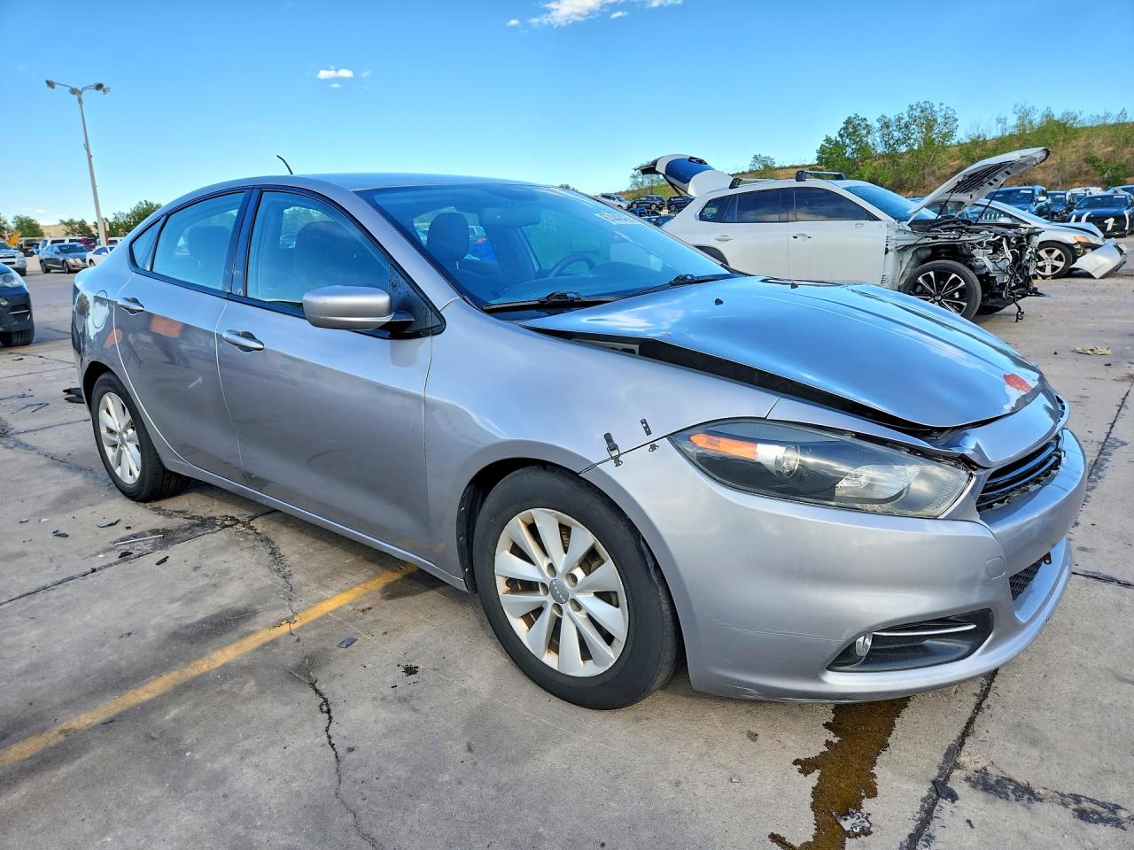 2014 Dodge Dart Sxt Серебряный vin: 1C3CDFBB2ED794474