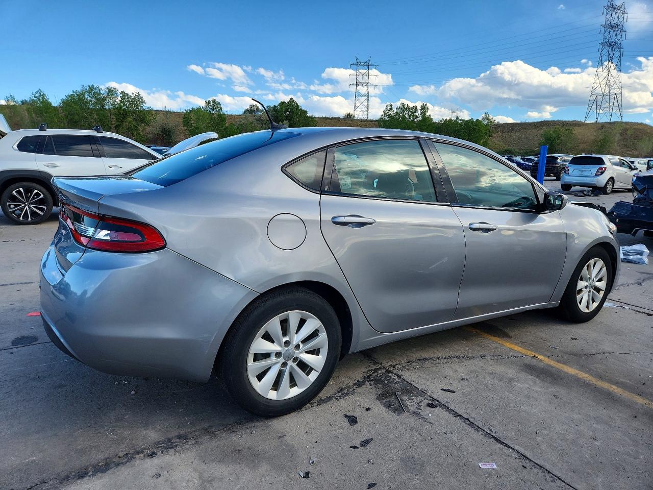 2014 Dodge Dart Sxt Серебряный vin: 1C3CDFBB2ED794474