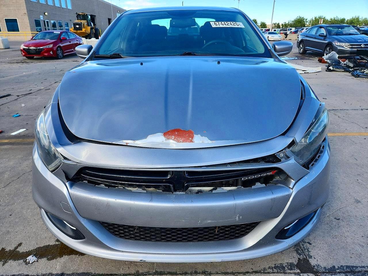 2014 Dodge Dart Sxt Серебряный vin: 1C3CDFBB2ED794474