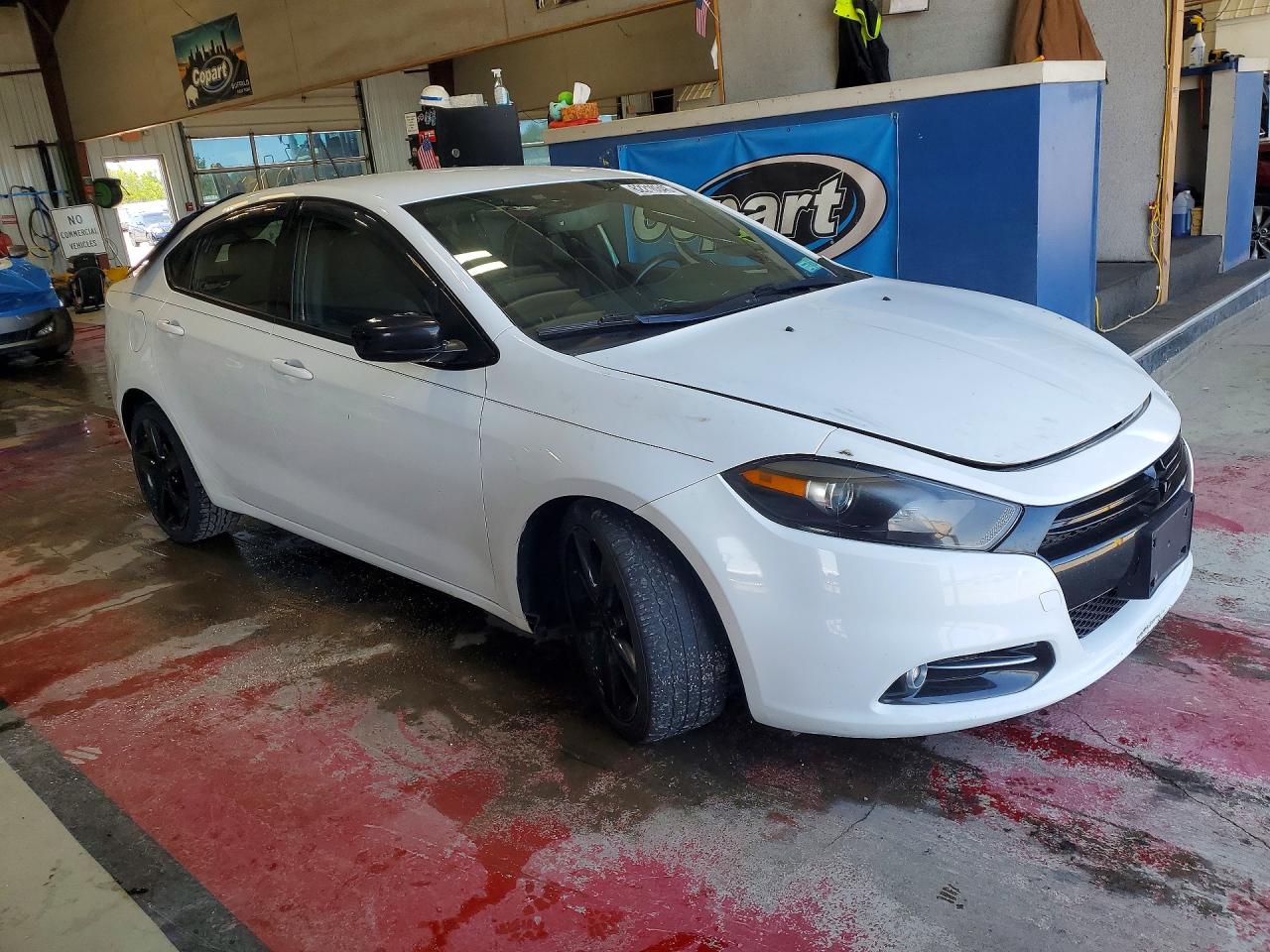 2014 Dodge Dart Sxt White vin: 1C3CDFBB2ED799738