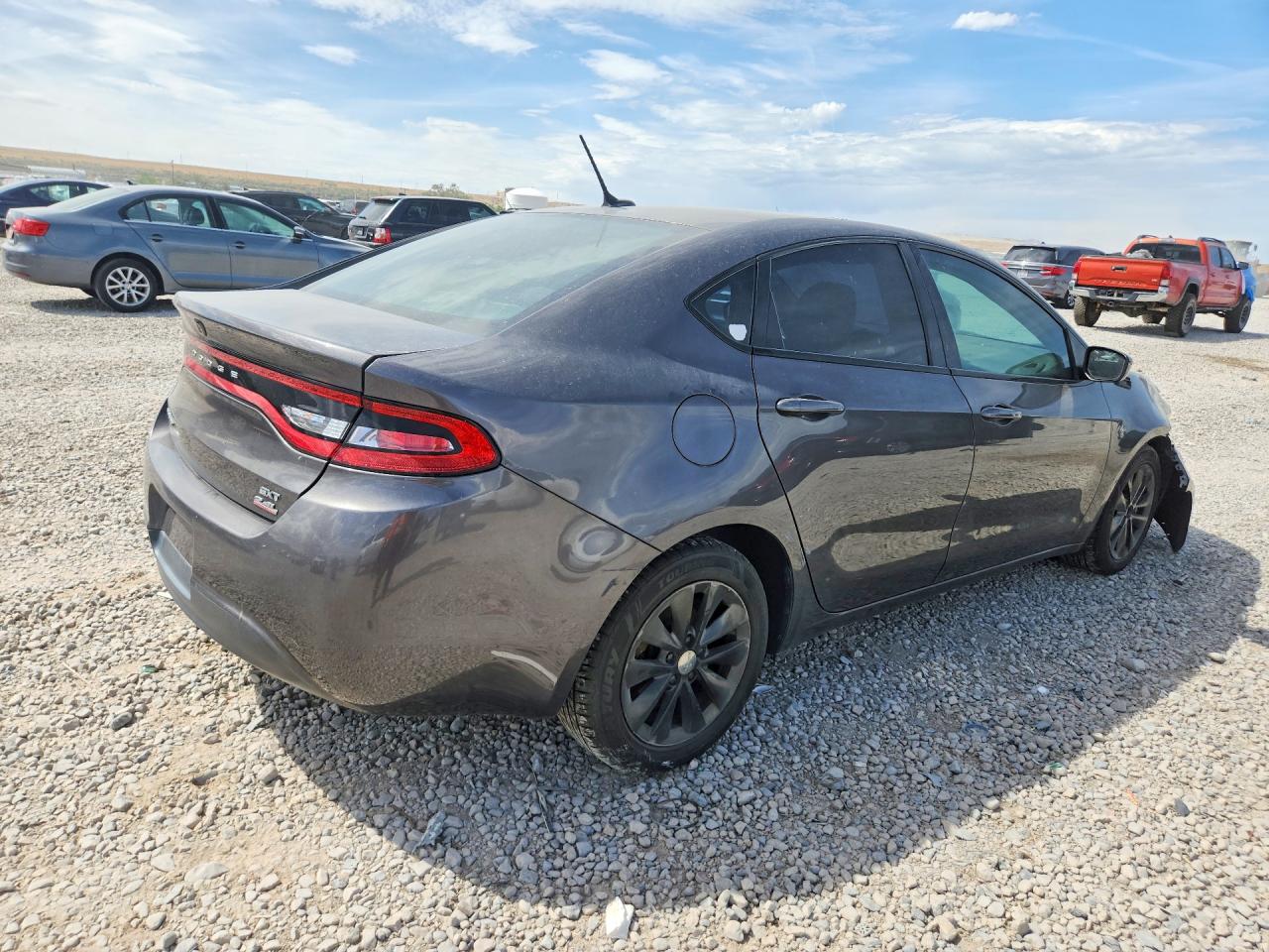 2014 Dodge Dart Sxt Gray vin: 1C3CDFBB2ED824394