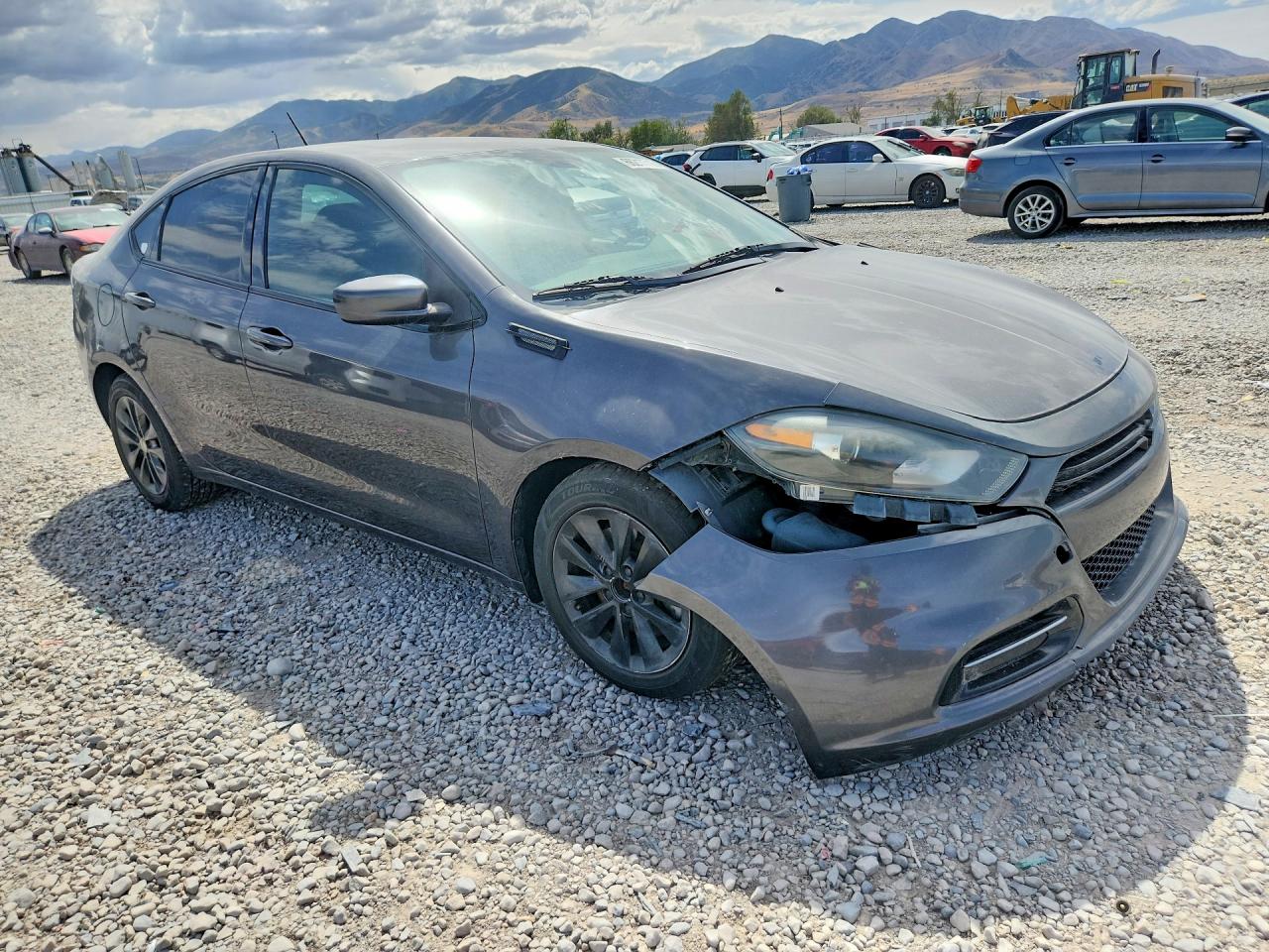 2014 Dodge Dart Sxt Gray vin: 1C3CDFBB2ED824394