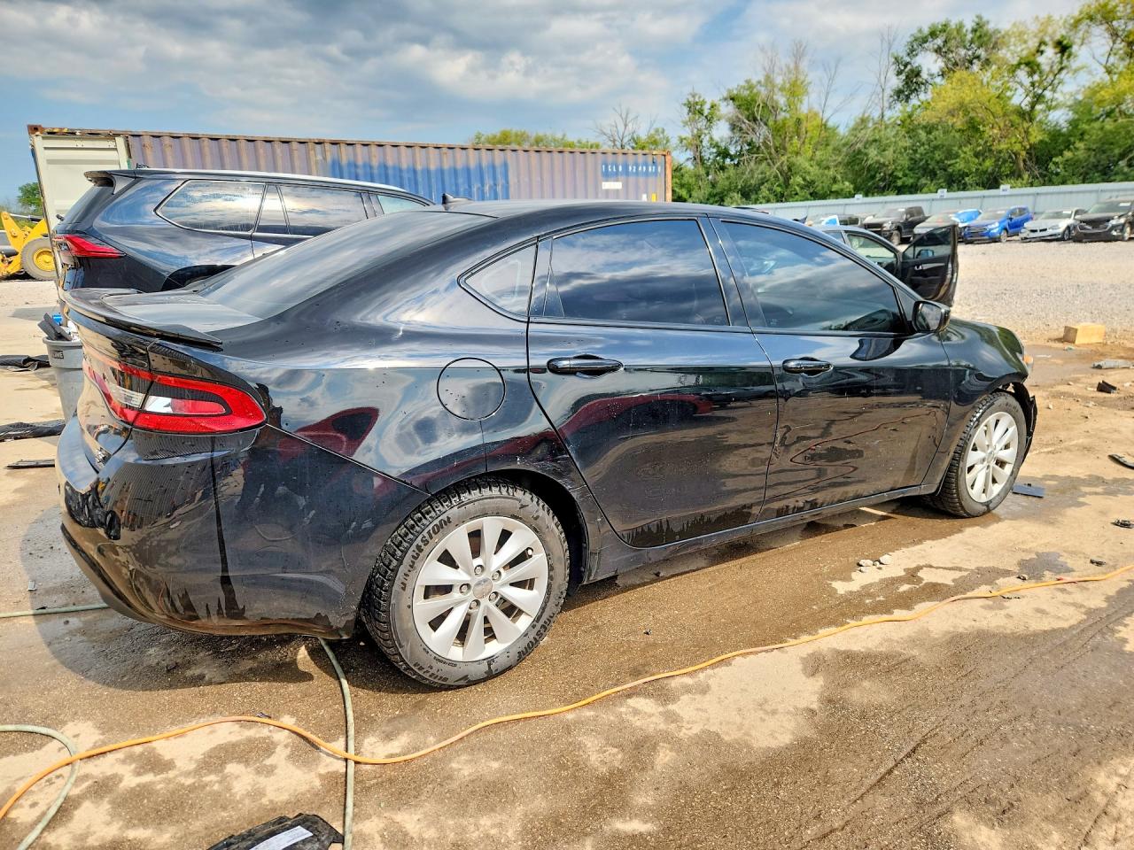 2014 Dodge Dart Sxt Черный vin: 1C3CDFBB2ED877774