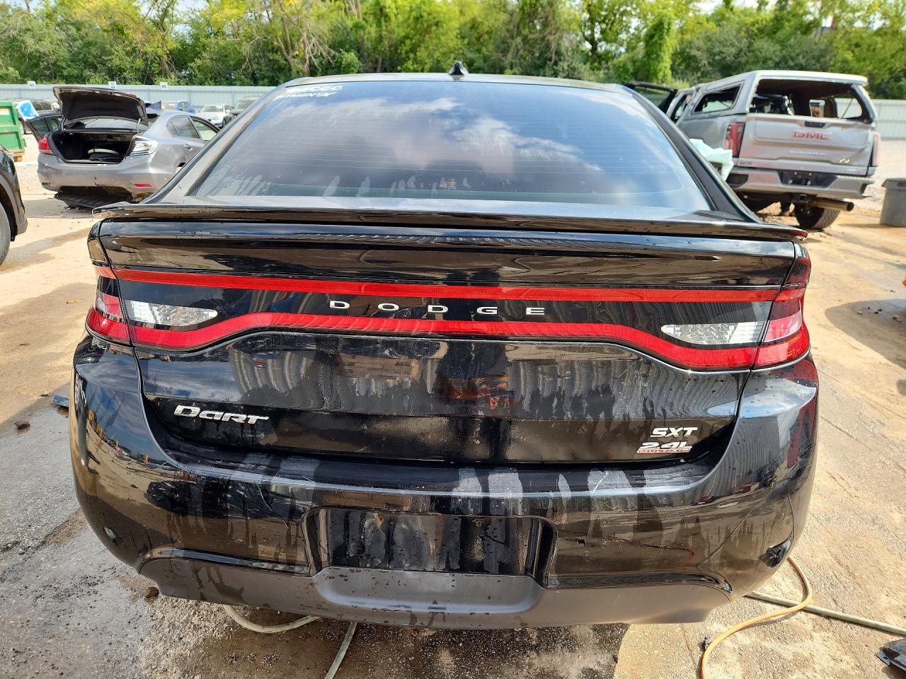 2014 Dodge Dart Sxt Черный vin: 1C3CDFBB2ED877774