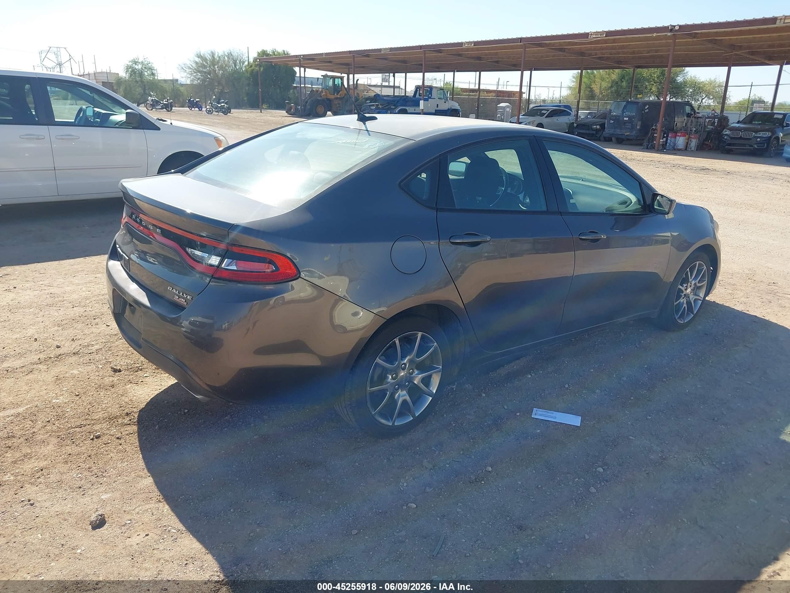 2014 Dodge Dart Sxt Gray vin: 1C3CDFBB2ED901913