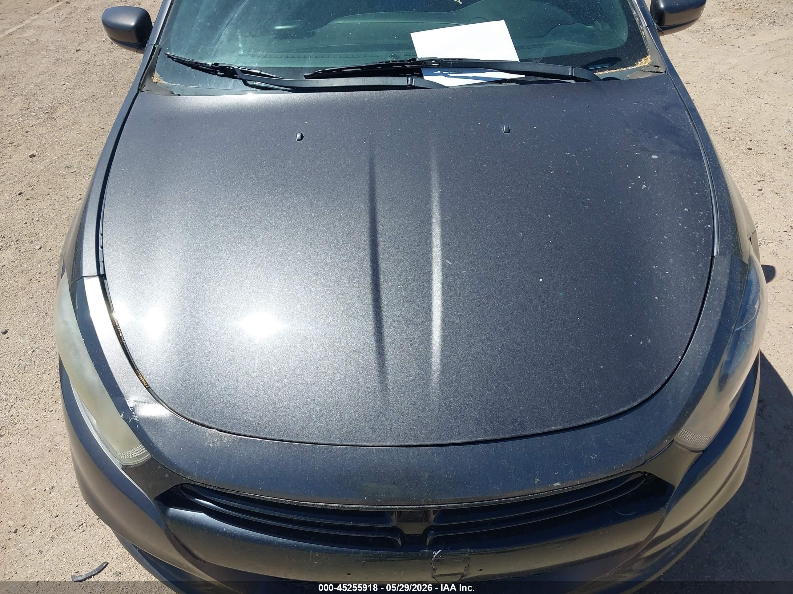 2014 Dodge Dart Sxt Gray vin: 1C3CDFBB2ED901913