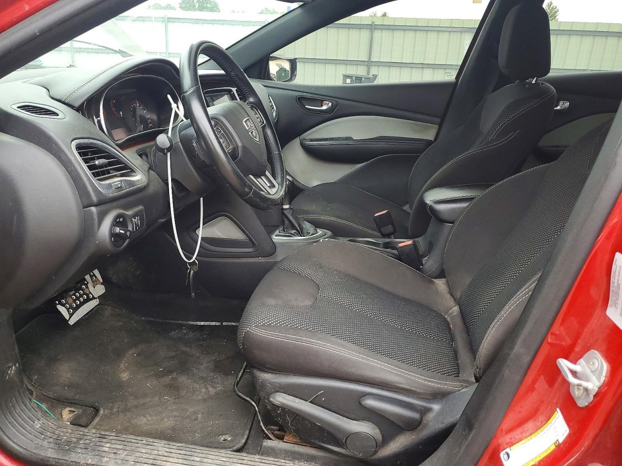 2014 Dodge Dart Sxt Red vin: 1C3CDFBB2ED914404