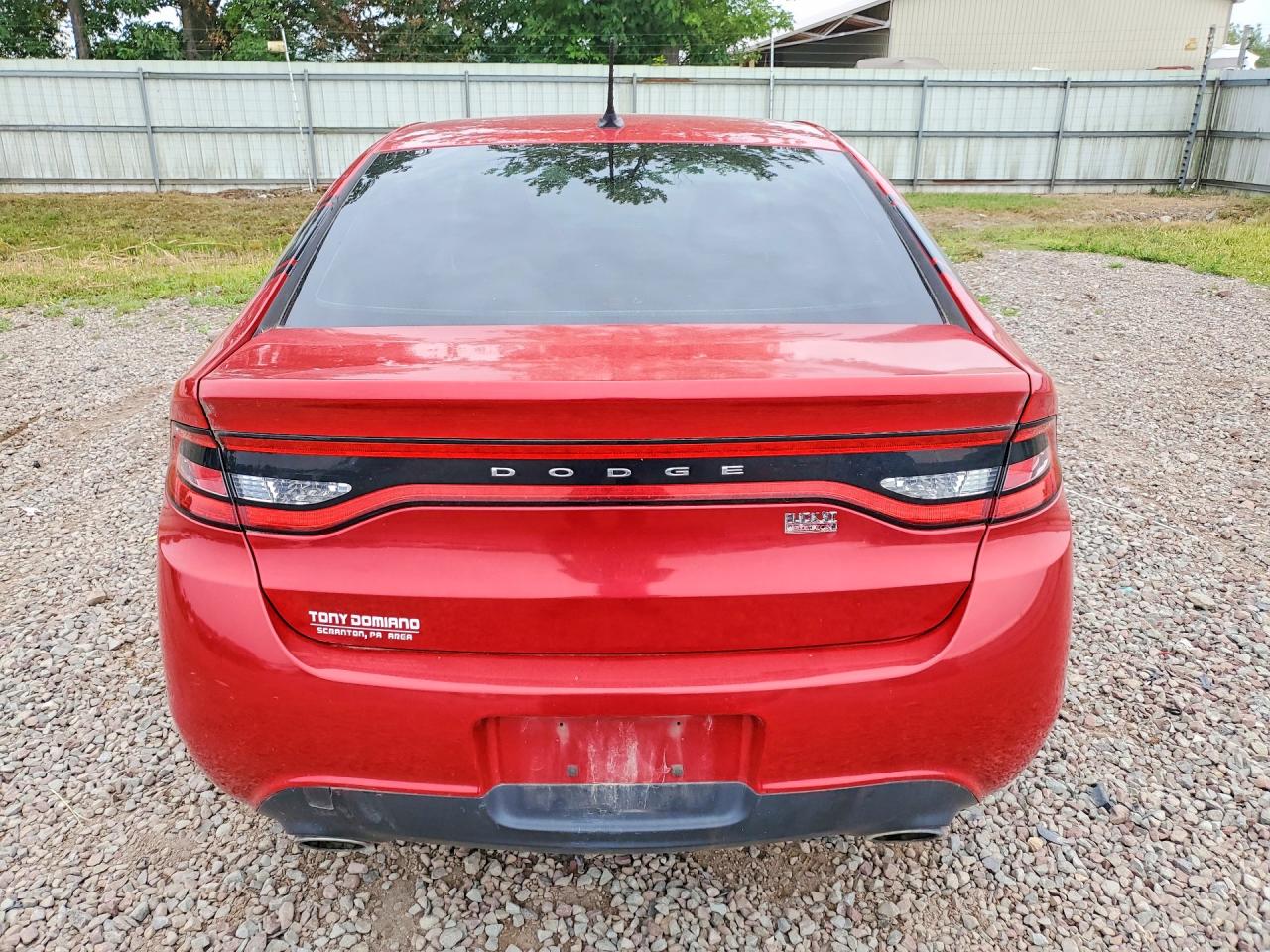 2014 Dodge Dart Sxt Red vin: 1C3CDFBB2ED914404