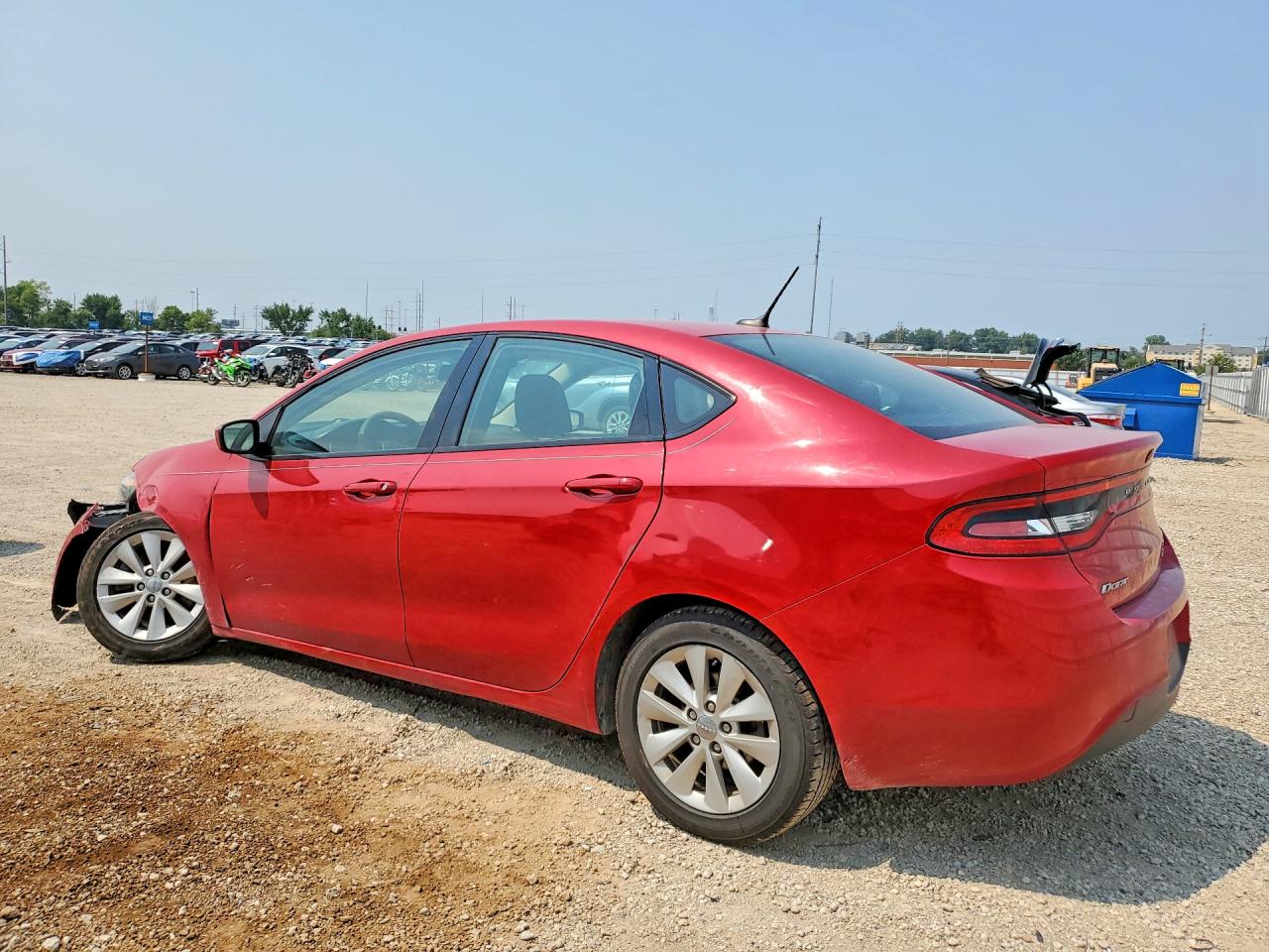 2014 Dodge Dart Sxt Красный vin: 1C3CDFBB2ED917870
