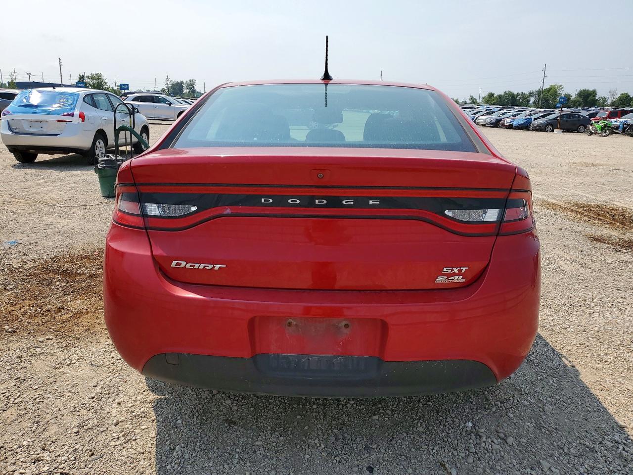 2014 Dodge Dart Sxt Красный vin: 1C3CDFBB2ED917870