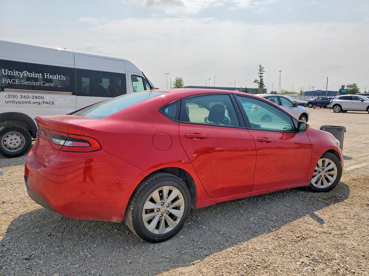 2014 Dodge Dart Sxt Красный vin: 1C3CDFBB2ED917870