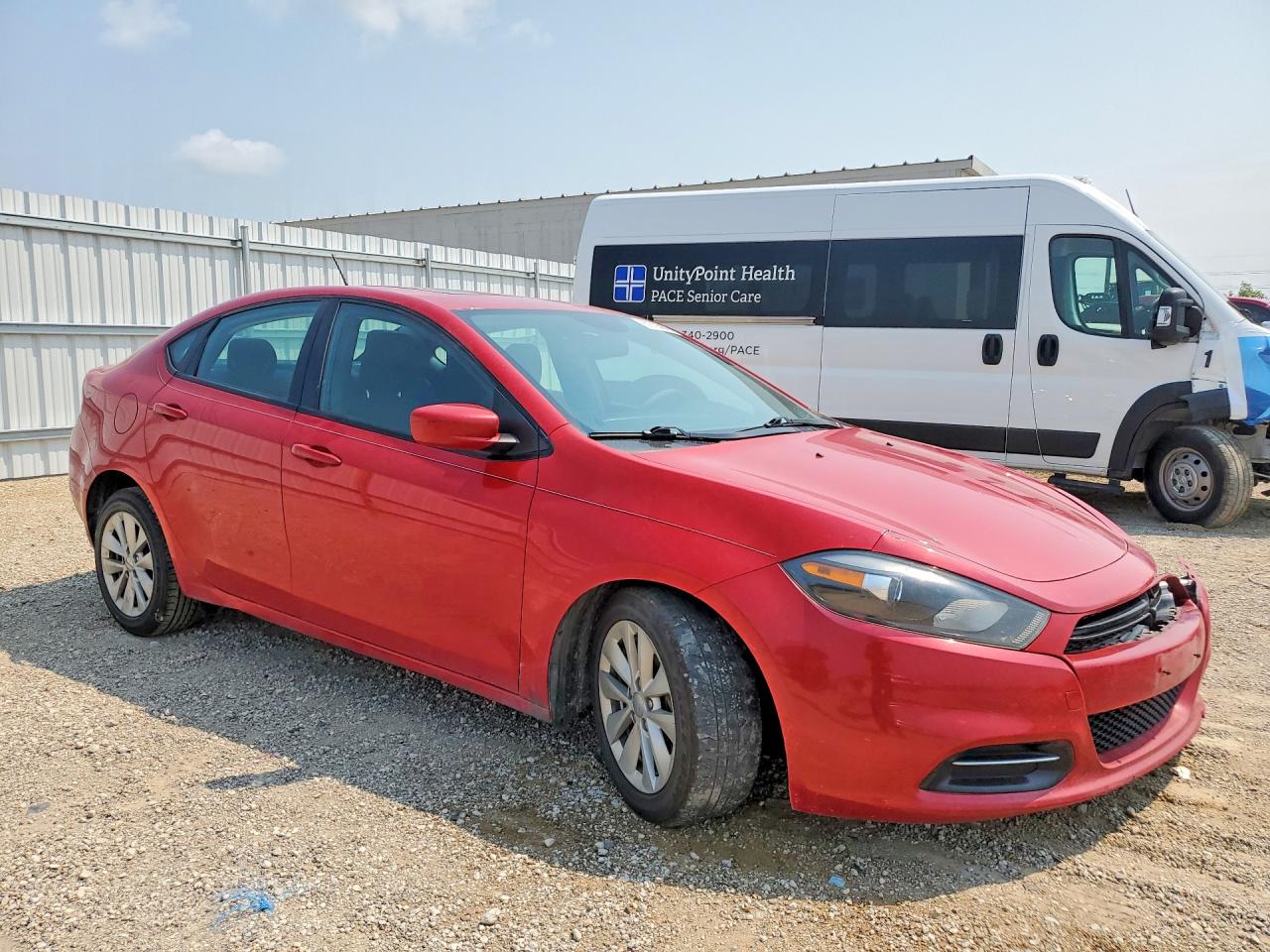 2014 Dodge Dart Sxt Красный vin: 1C3CDFBB2ED917870