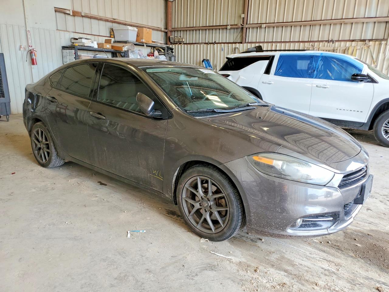 2015 Dodge Dart Sxt Gray vin: 1C3CDFBB2FD247769