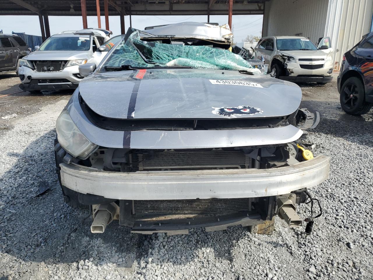 2015 Dodge Dart Sxt Silver vin: 1C3CDFBB2FD266726