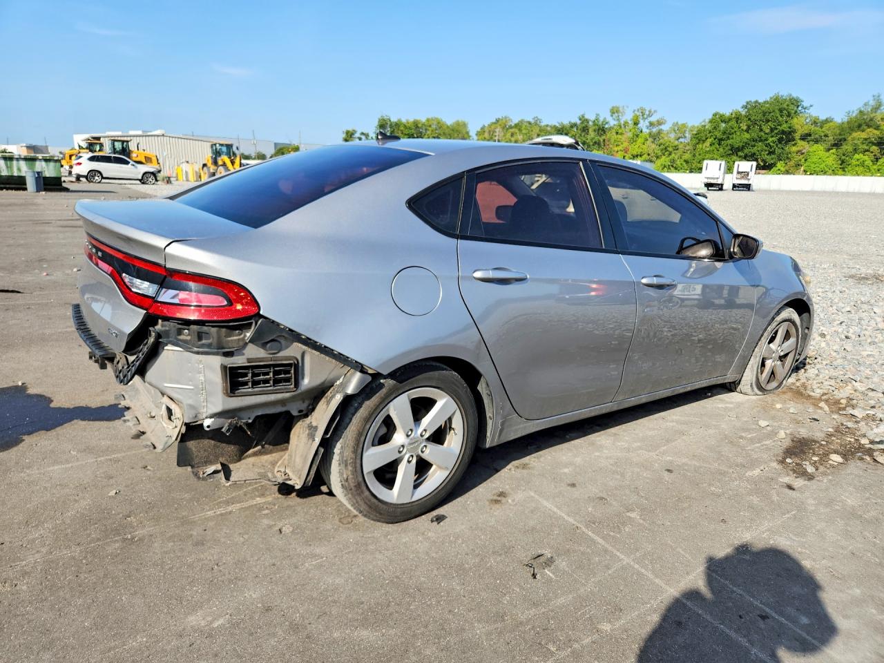 2015 Dodge Dart Sxt Silver vin: 1C3CDFBB2FD286104