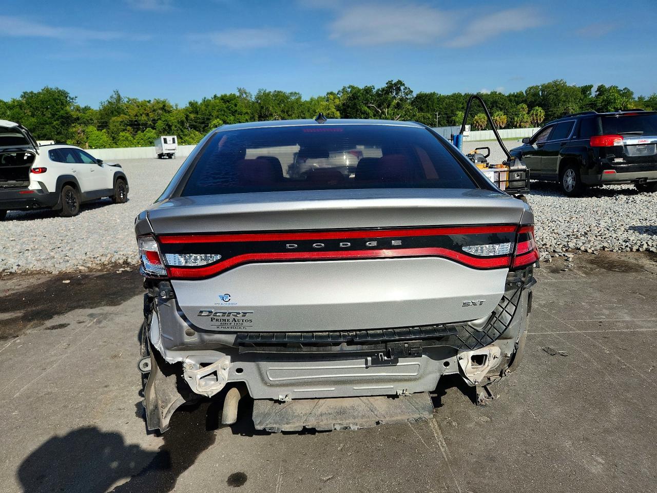 2015 Dodge Dart Sxt Silver vin: 1C3CDFBB2FD286104