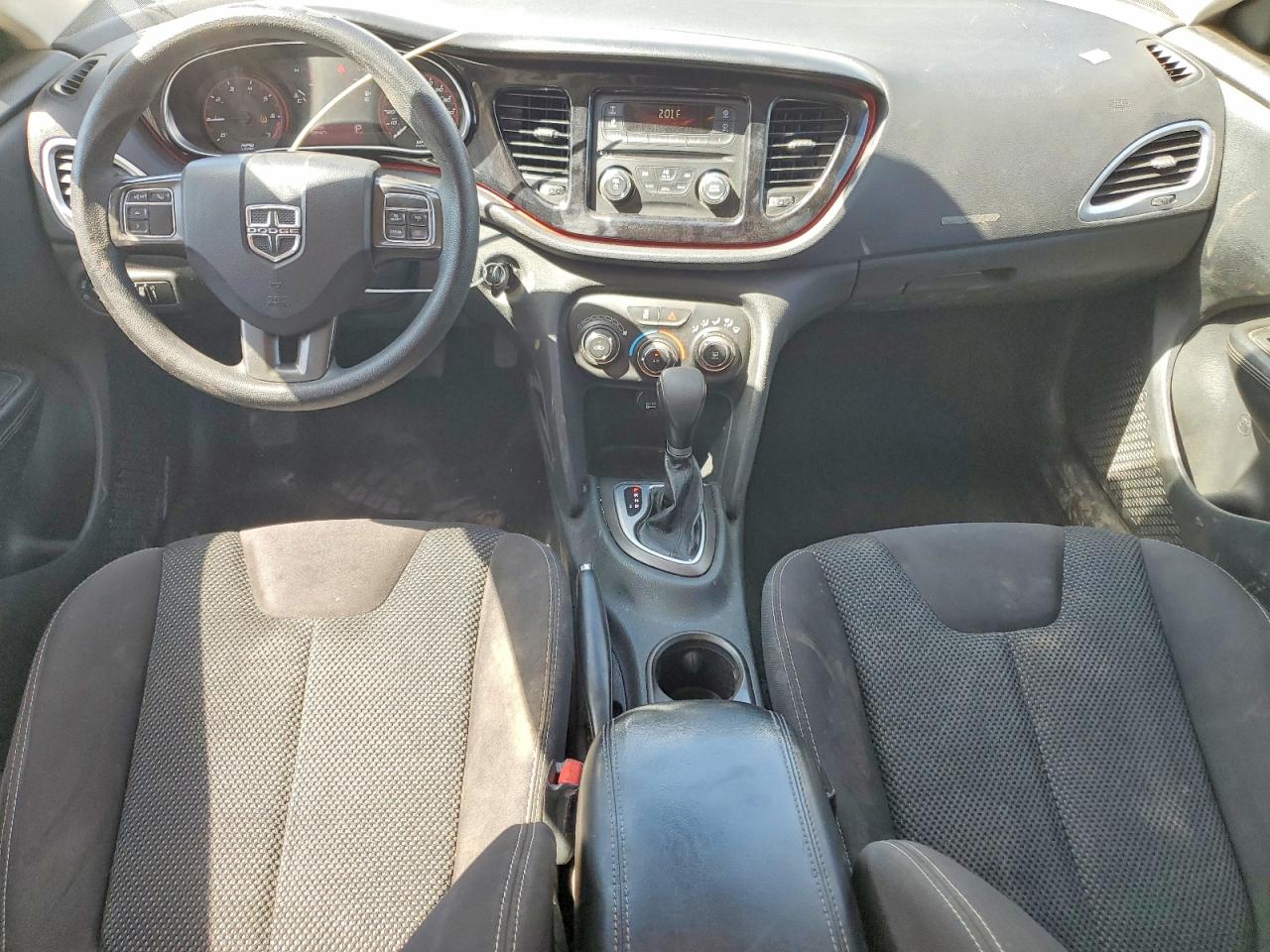 2015 Dodge Dart Sxt White vin: 1C3CDFBB2FD319859