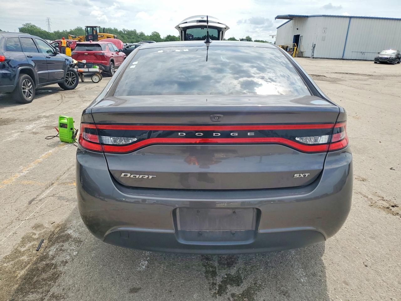 2015 Dodge Dart Sxt Gray vin: 1C3CDFBB2FD337066