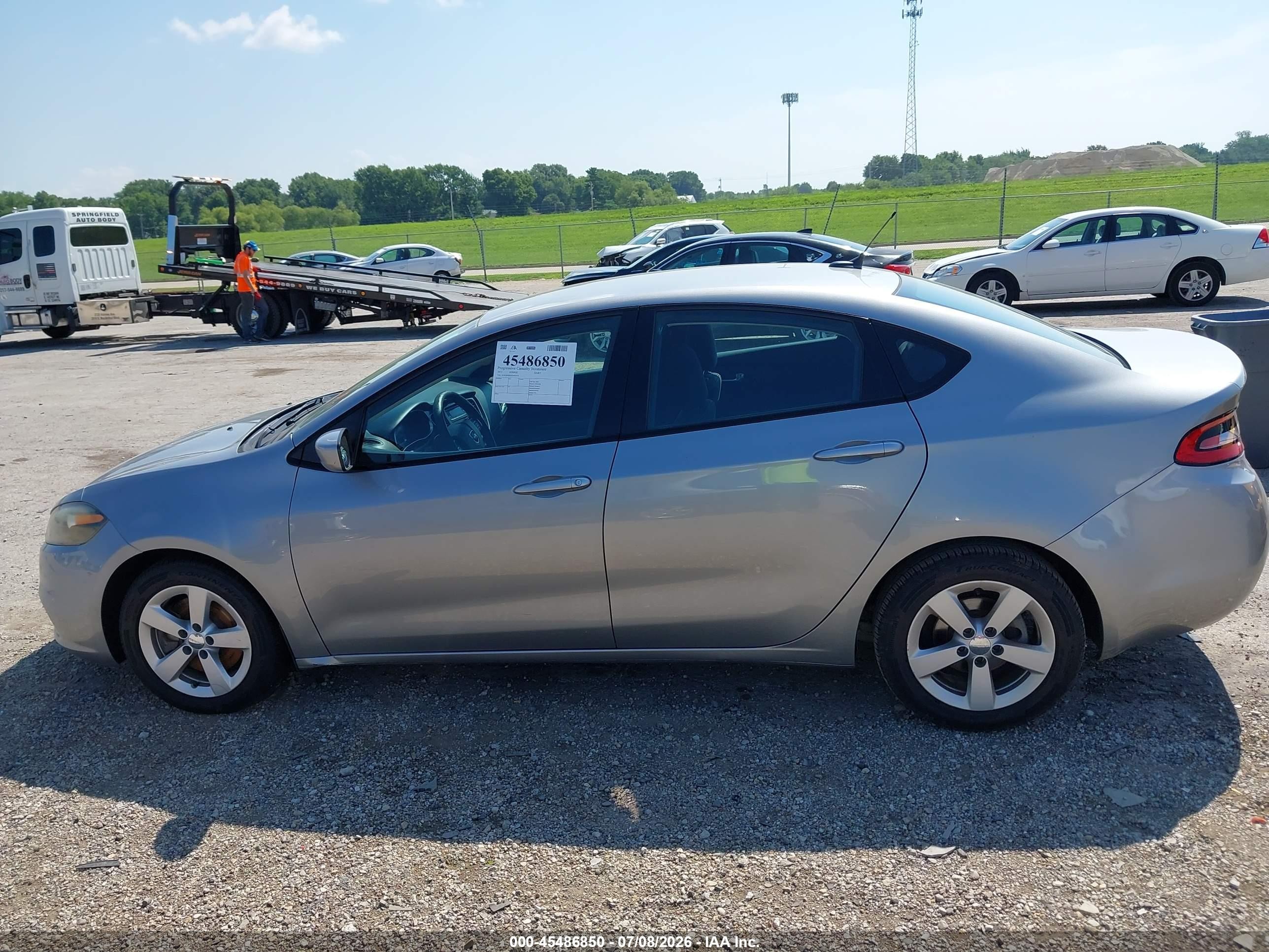 2015 Dodge Dart Sxt Gray vin: 1C3CDFBB2FD344339