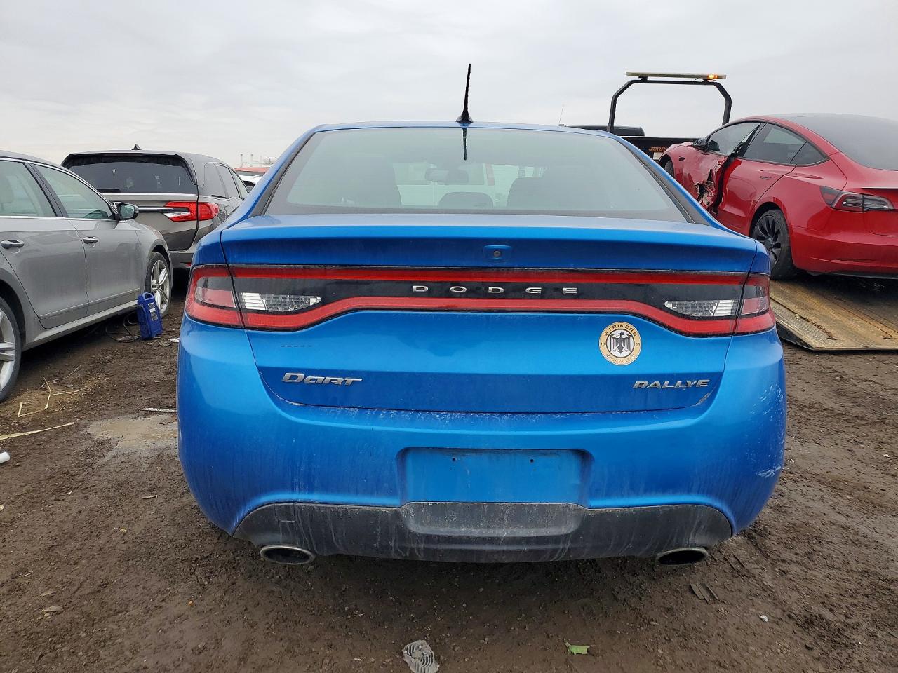 2015 Dodge Dart Sxt Синий vin: 1C3CDFBB2FD404698