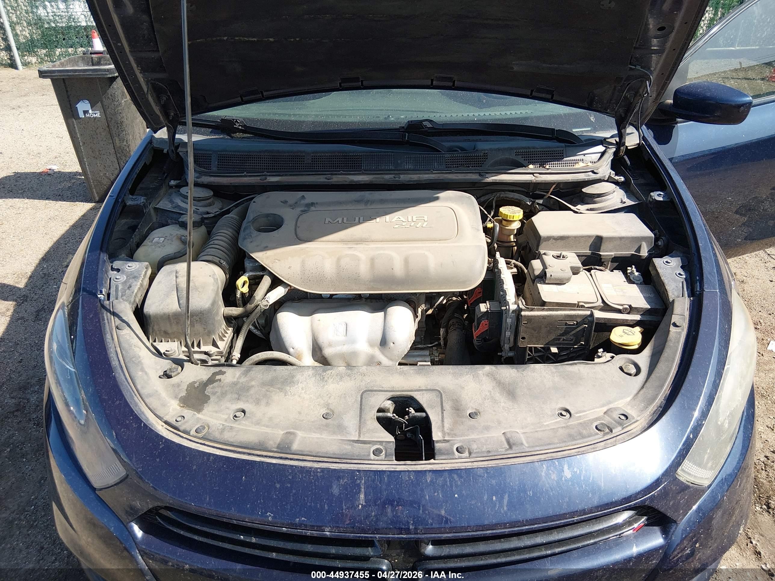 2015 Dodge Dart Sxt Blue vin: 1C3CDFBB2FD415121
