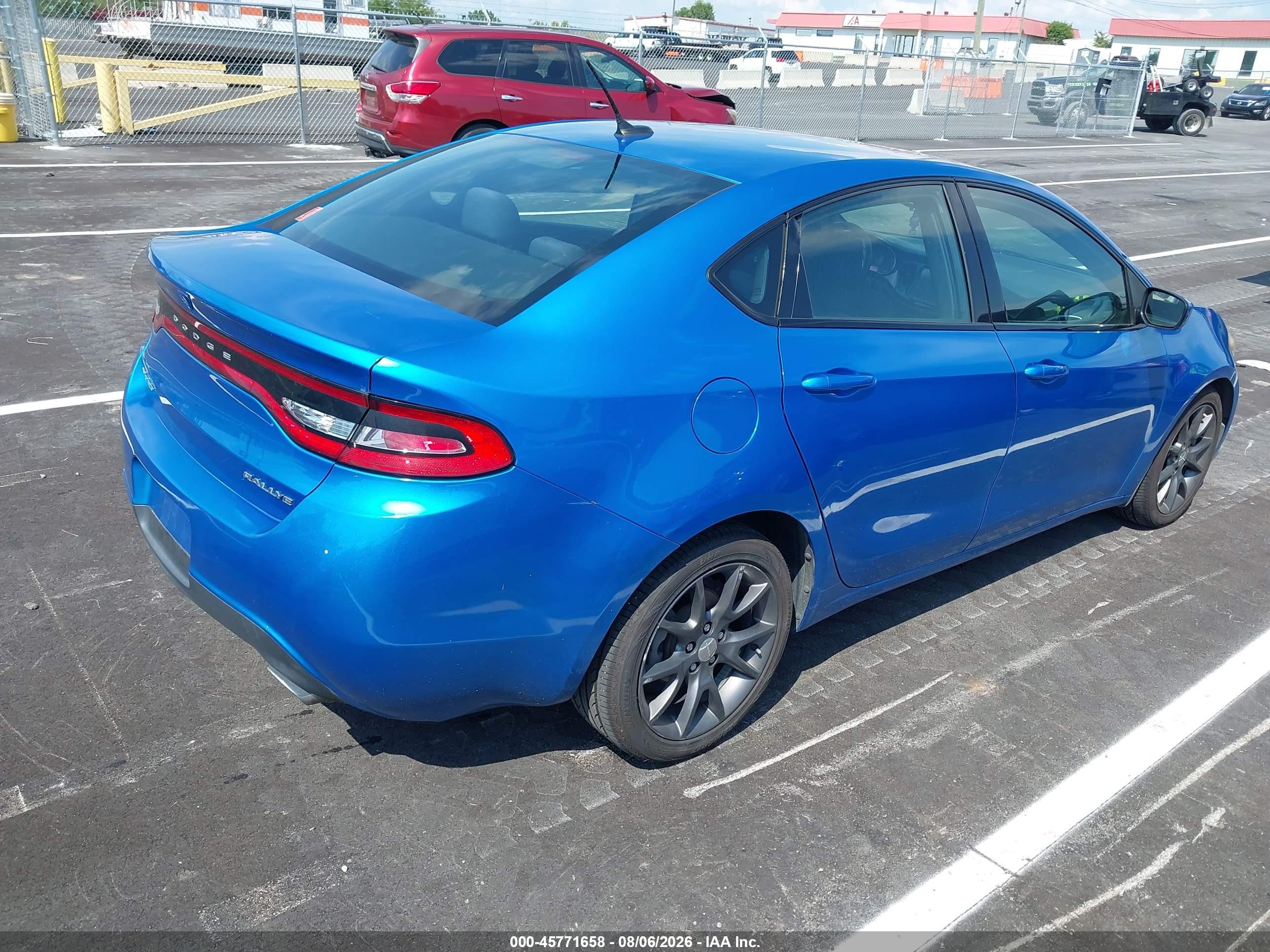 2015 Dodge Dart Sxt Blue vin: 1C3CDFBB2FD422473