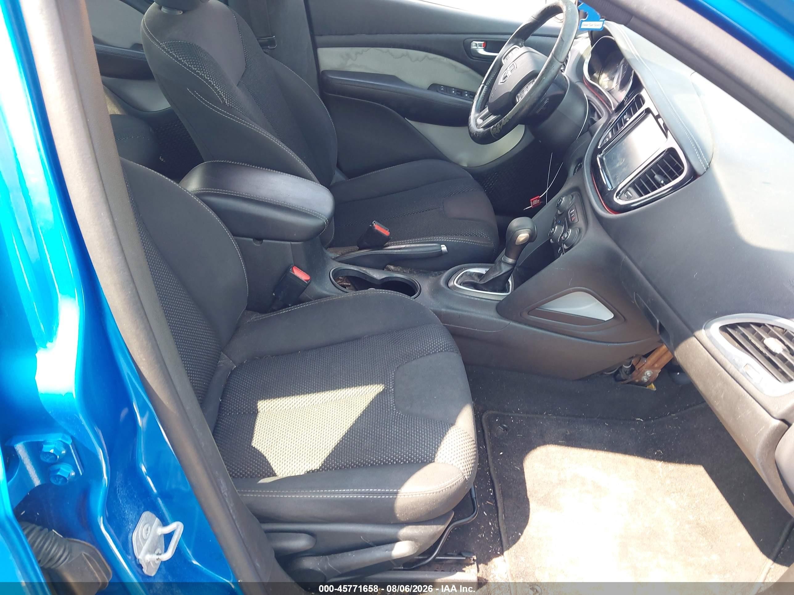 2015 Dodge Dart Sxt Blue vin: 1C3CDFBB2FD422473