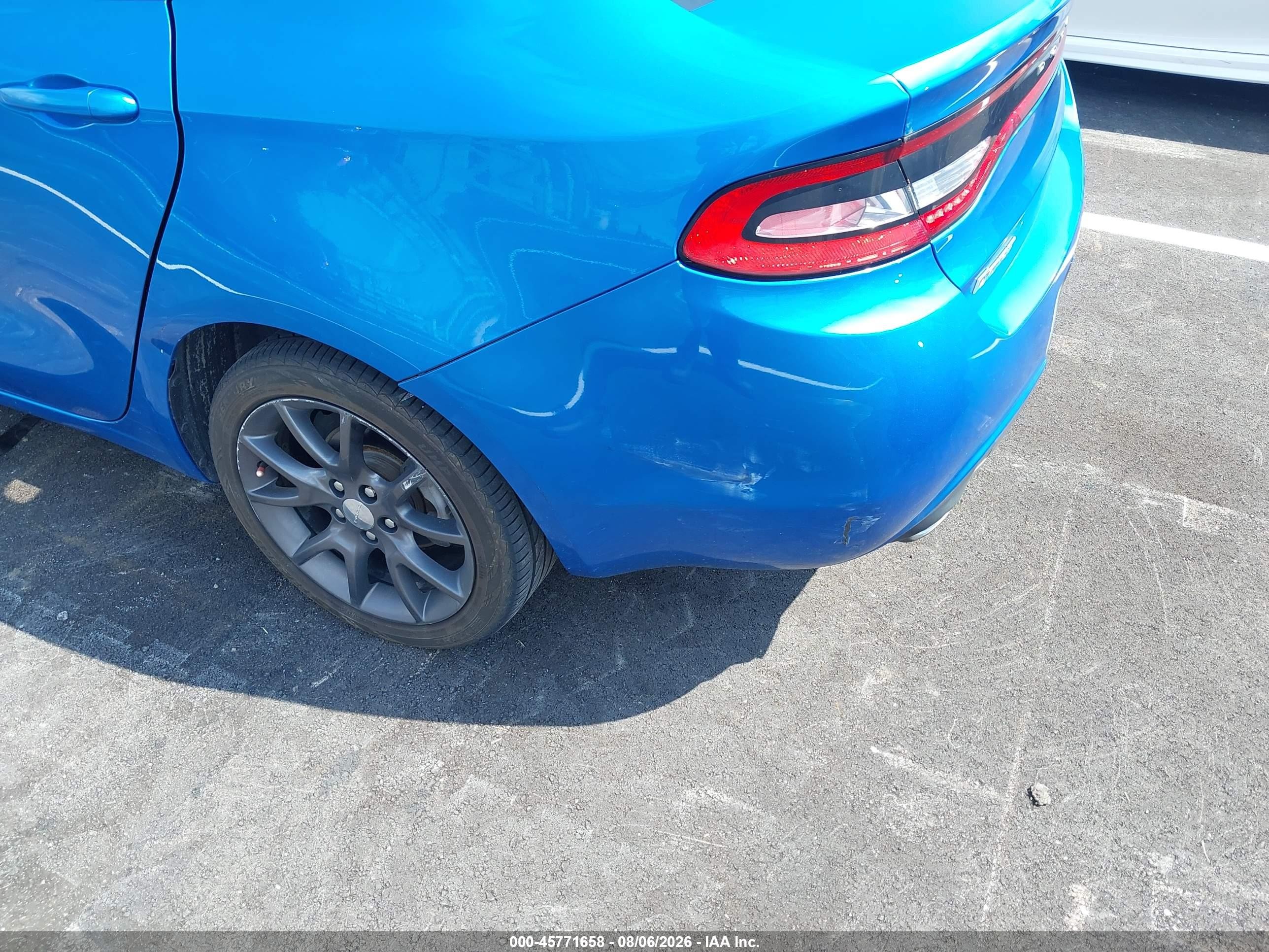2015 Dodge Dart Sxt Blue vin: 1C3CDFBB2FD422473