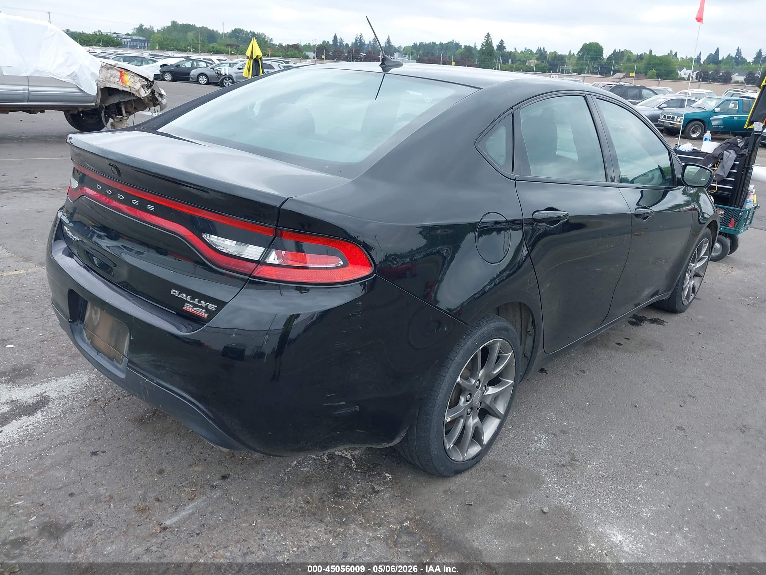 2014 Dodge Dart Sxt Black vin: 1C3CDFBB3ED669628